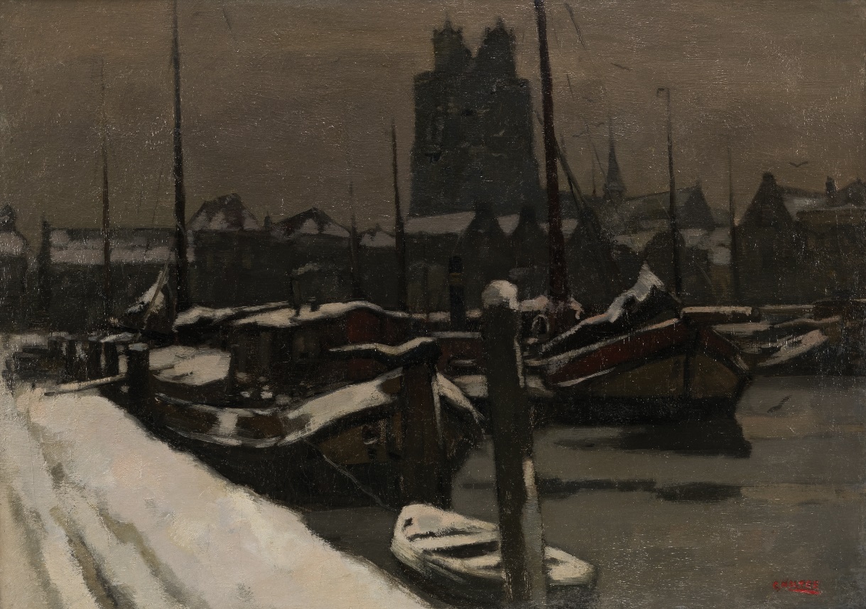 A view of Dordrecht in winter A view of Dordrecht in winter