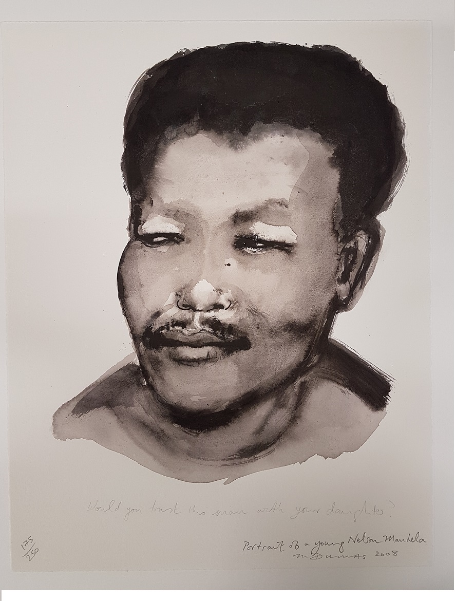 Portret van een jonge Nelson Madela / Portrait of a Young Nelson Mandela