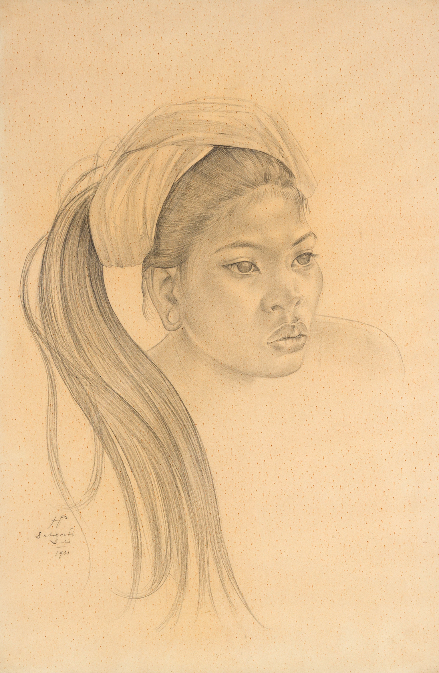 Portrait of a Balinese girl