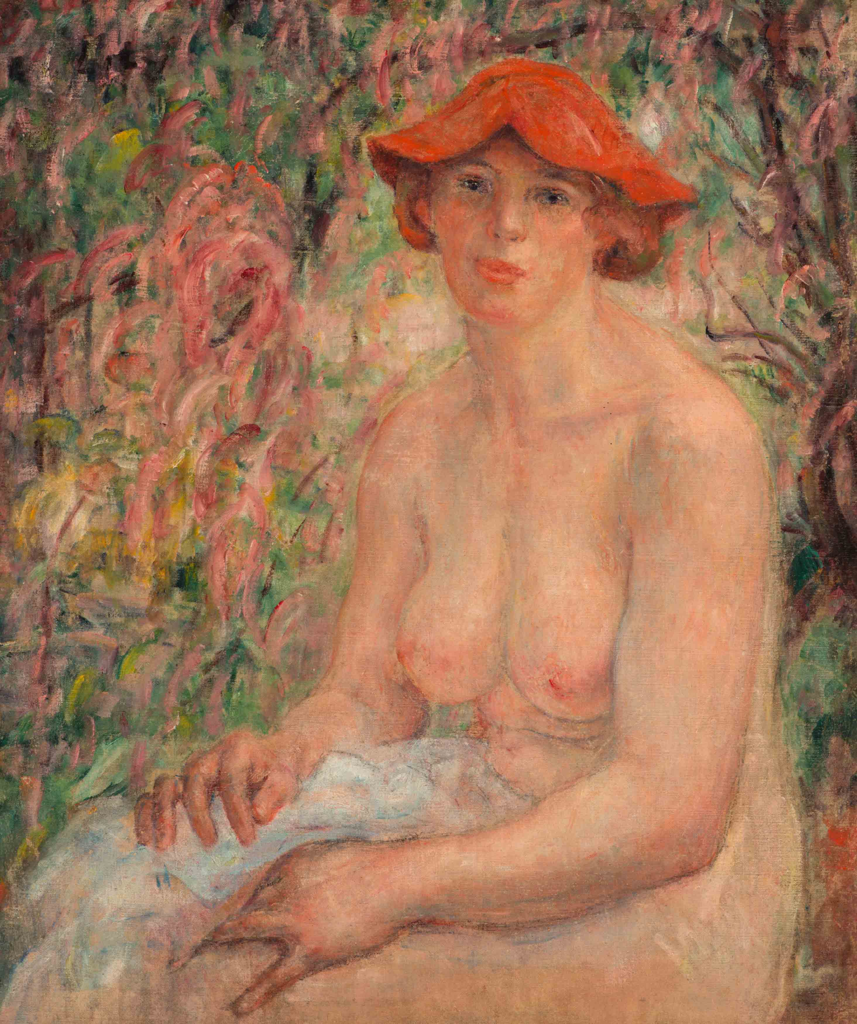Lily (Nu assis)