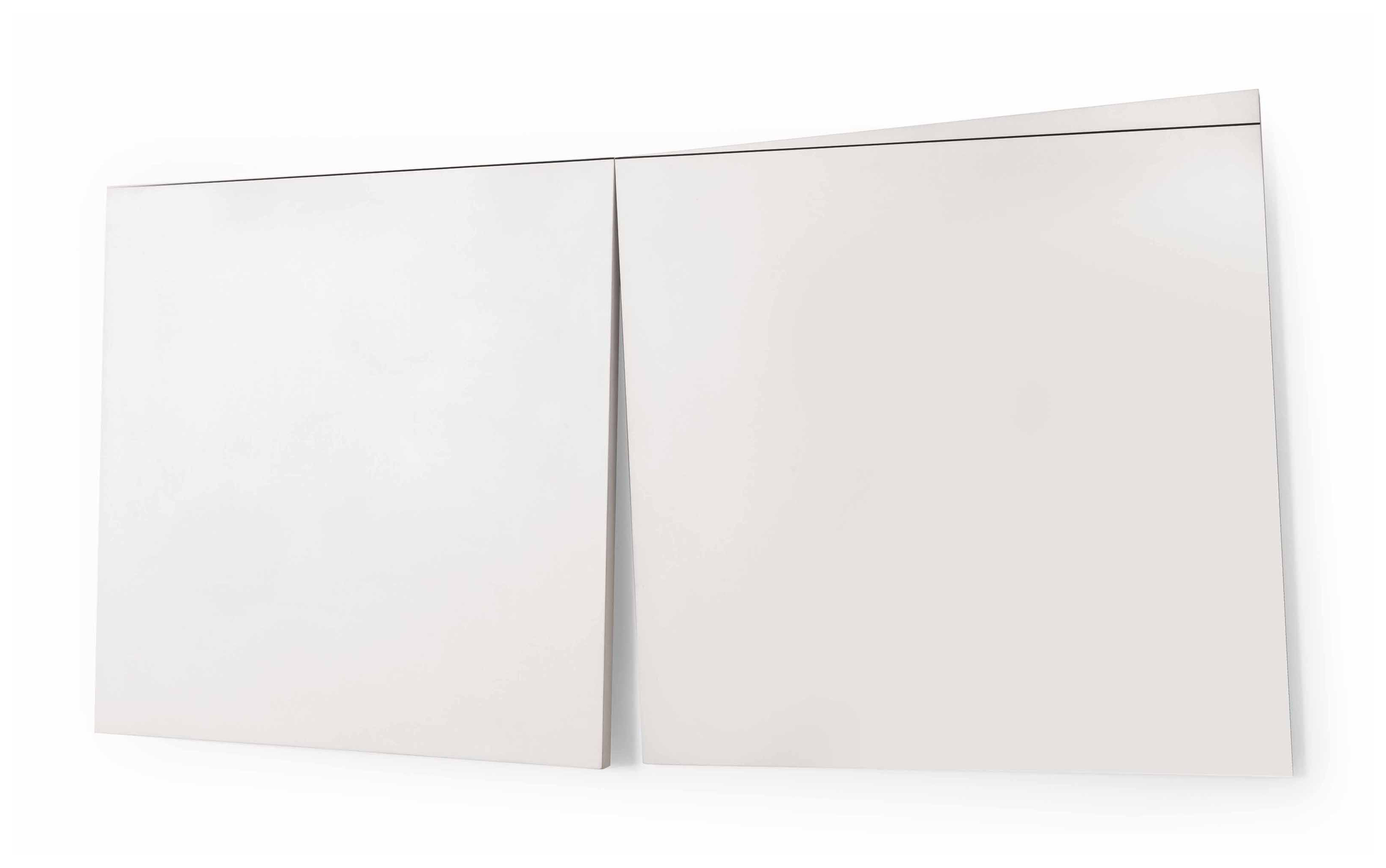 Seule droite traversant 2 carrés dans 2 plans différents (Unique Straight Line Crossing 2 Squares within 2 Different Planes)