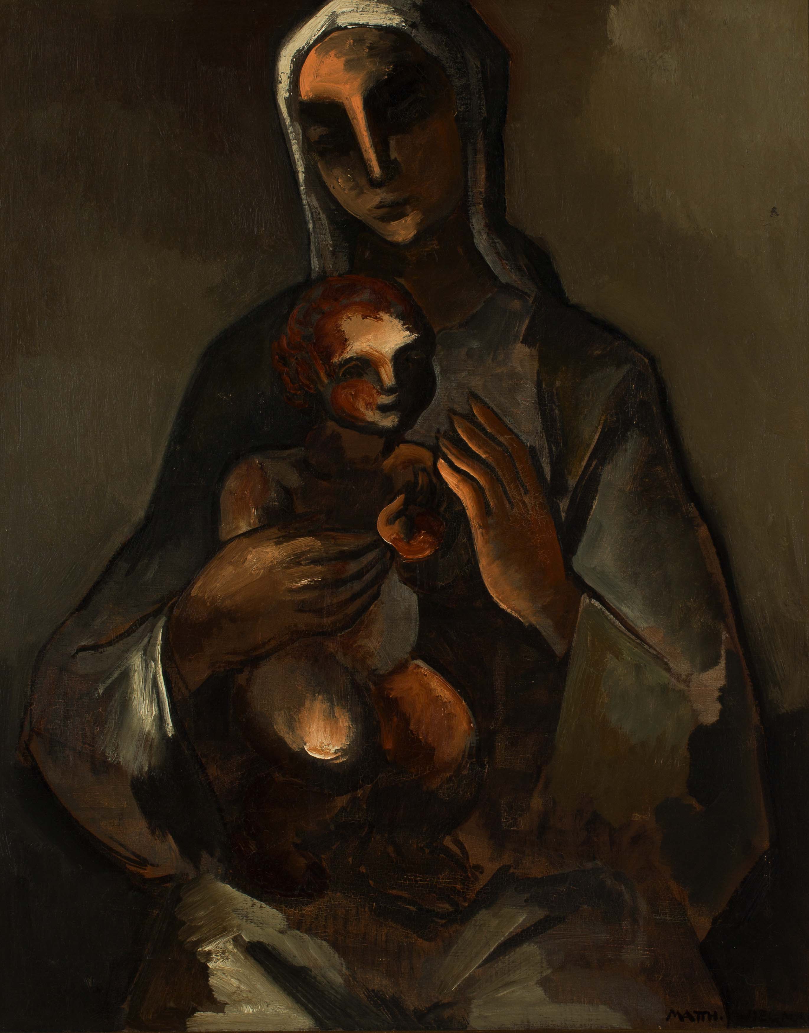 Moeder en kind (ca. 1919)