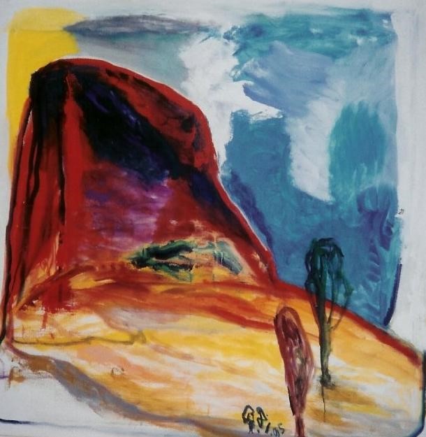 De rode berg De rode berg