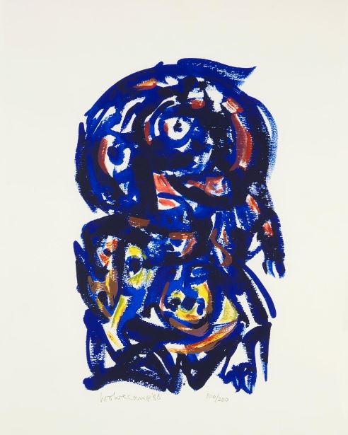 Blue figure, 1988.