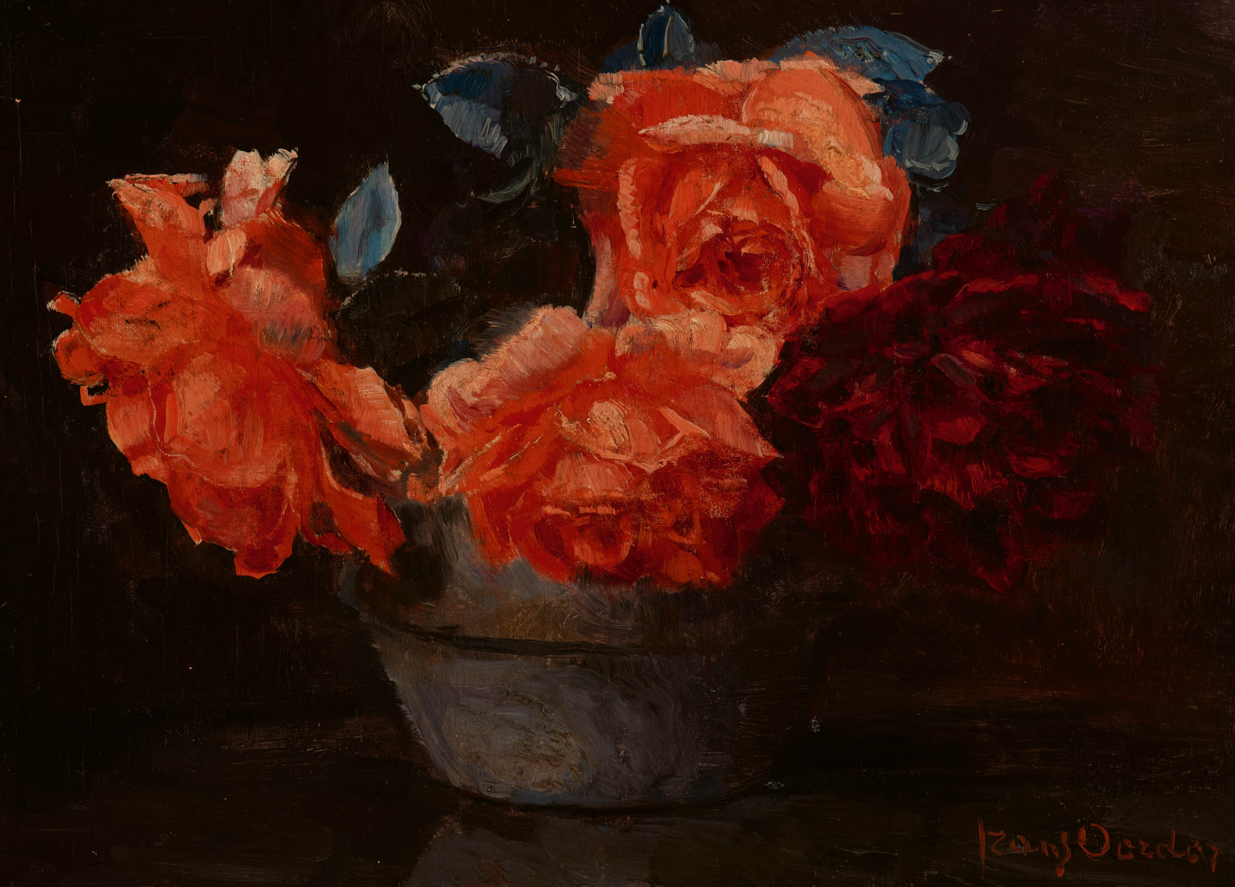 Still life with roses