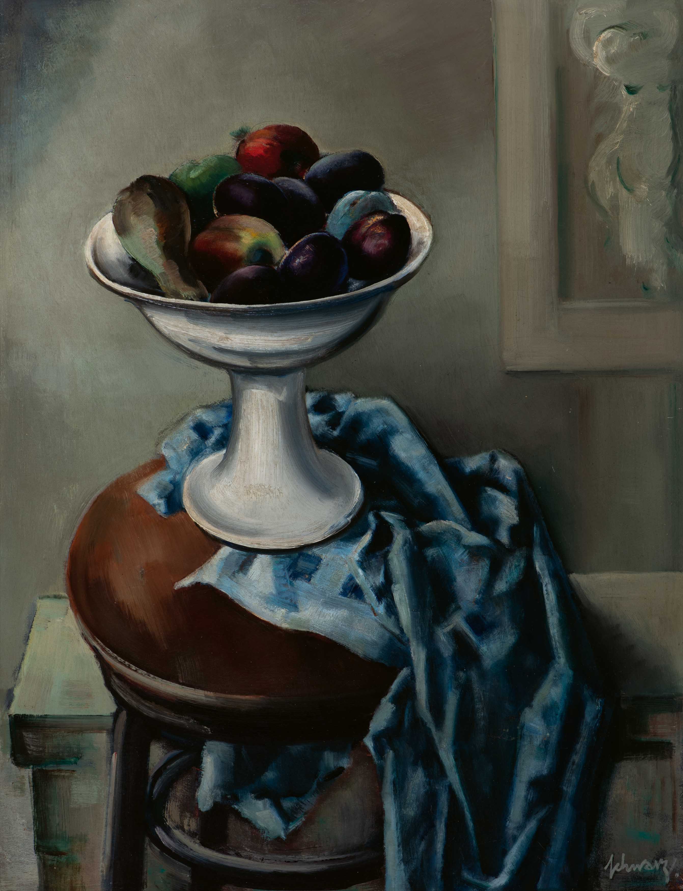 Still life with fruit on a table