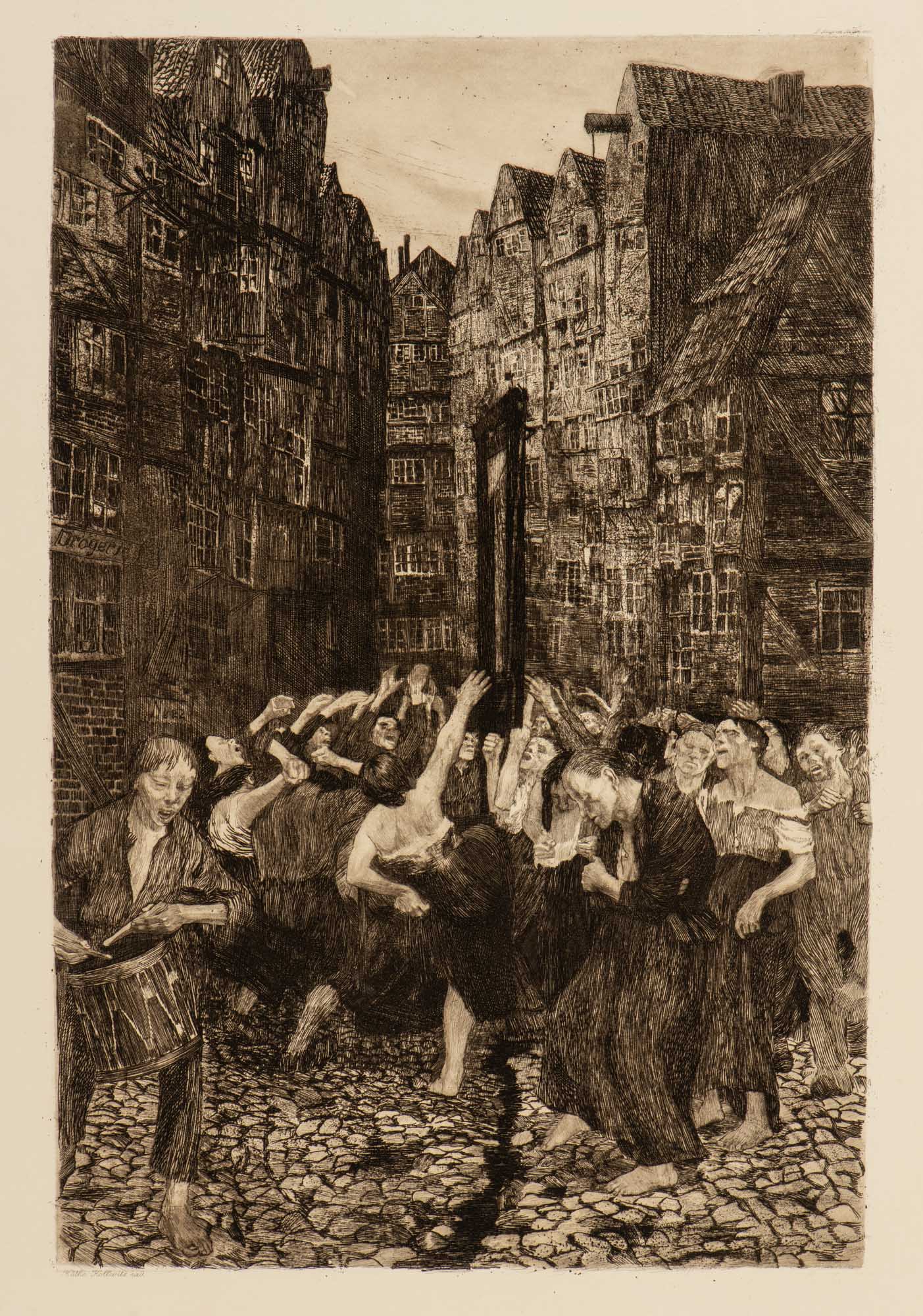 Die Carmagnole (Dancing around the guillotine) (1901)