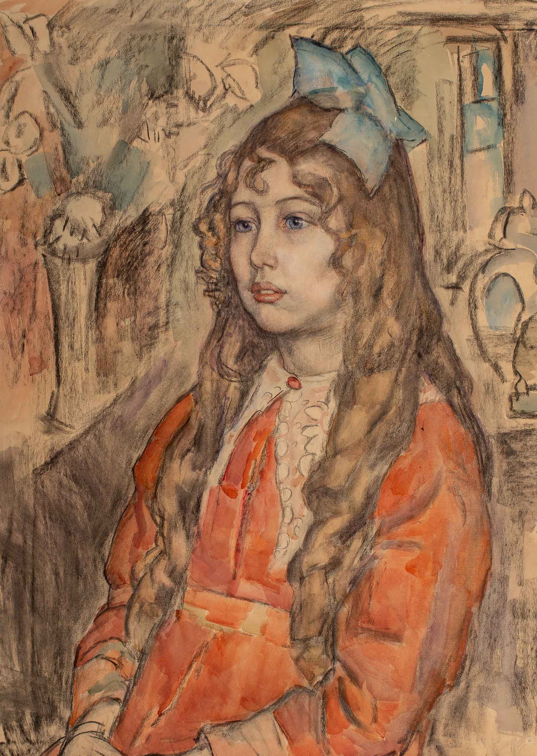 Portrait of a young girl (c. 1922)