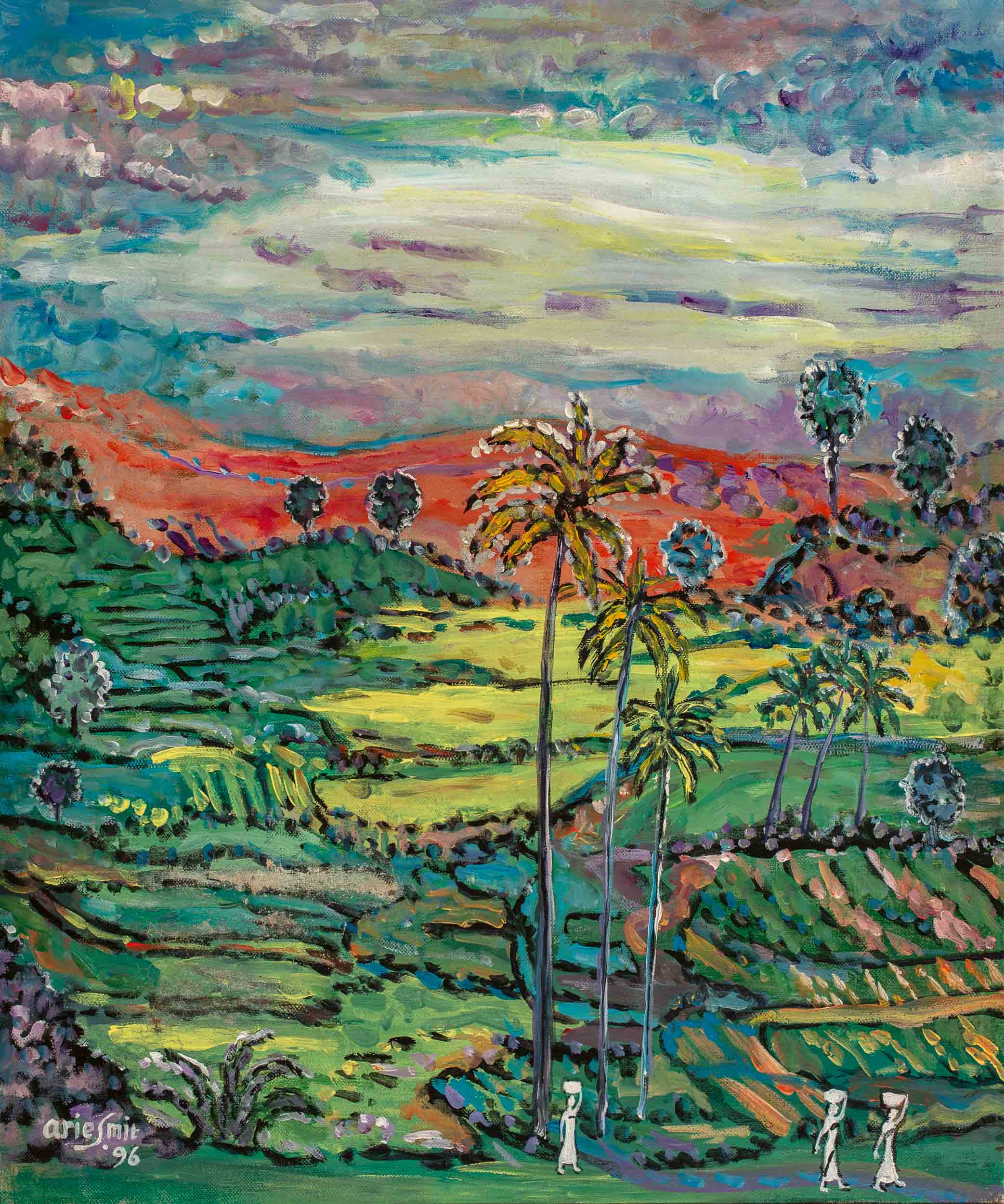 'Golden Fields' Landscape