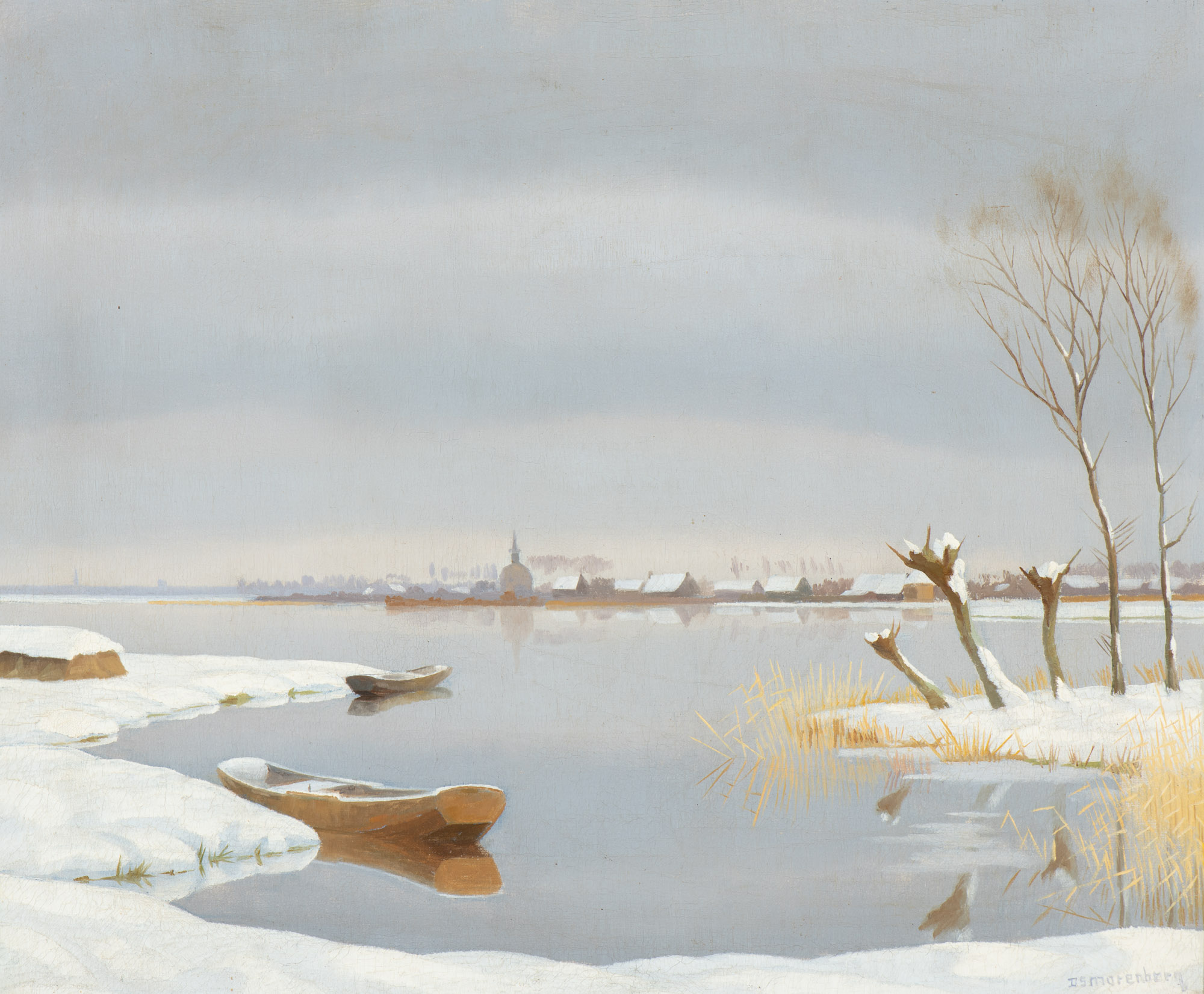 The Loosdrechtse Plassen in winter The Loosdrechtse Plassen in winter