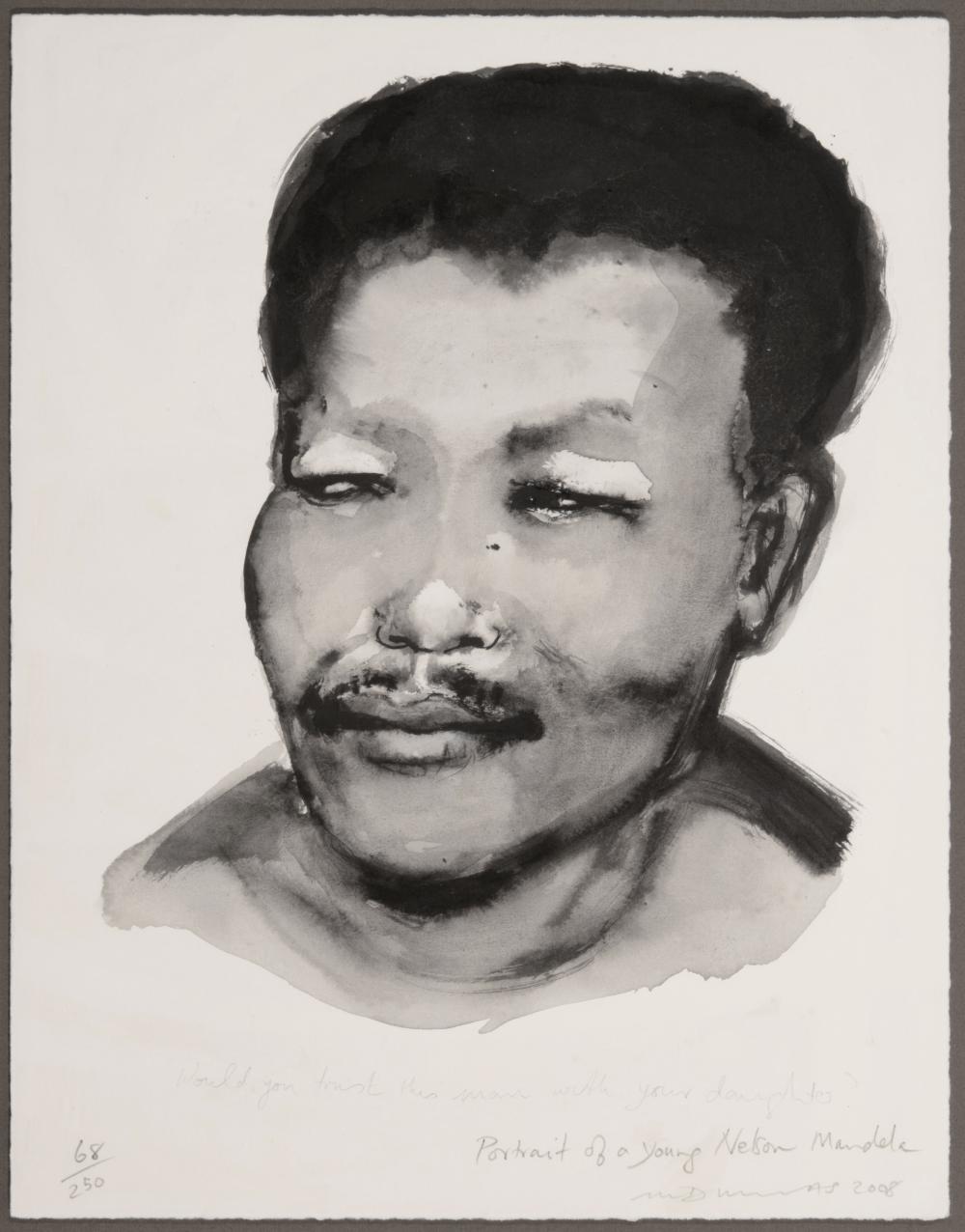 Portrait of a young Nelson Mandela