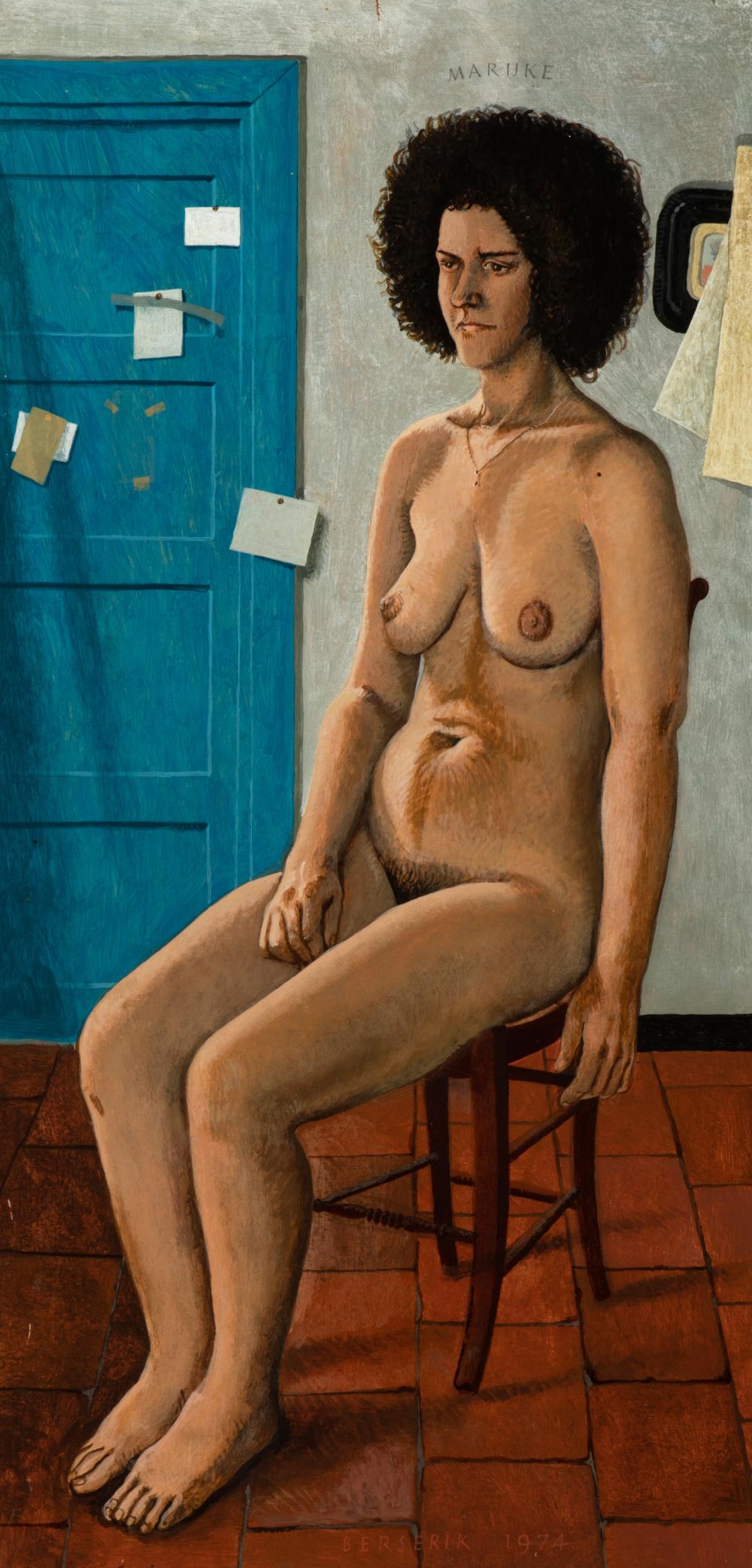 Marijke zit model (Marijke sitting model), 1974