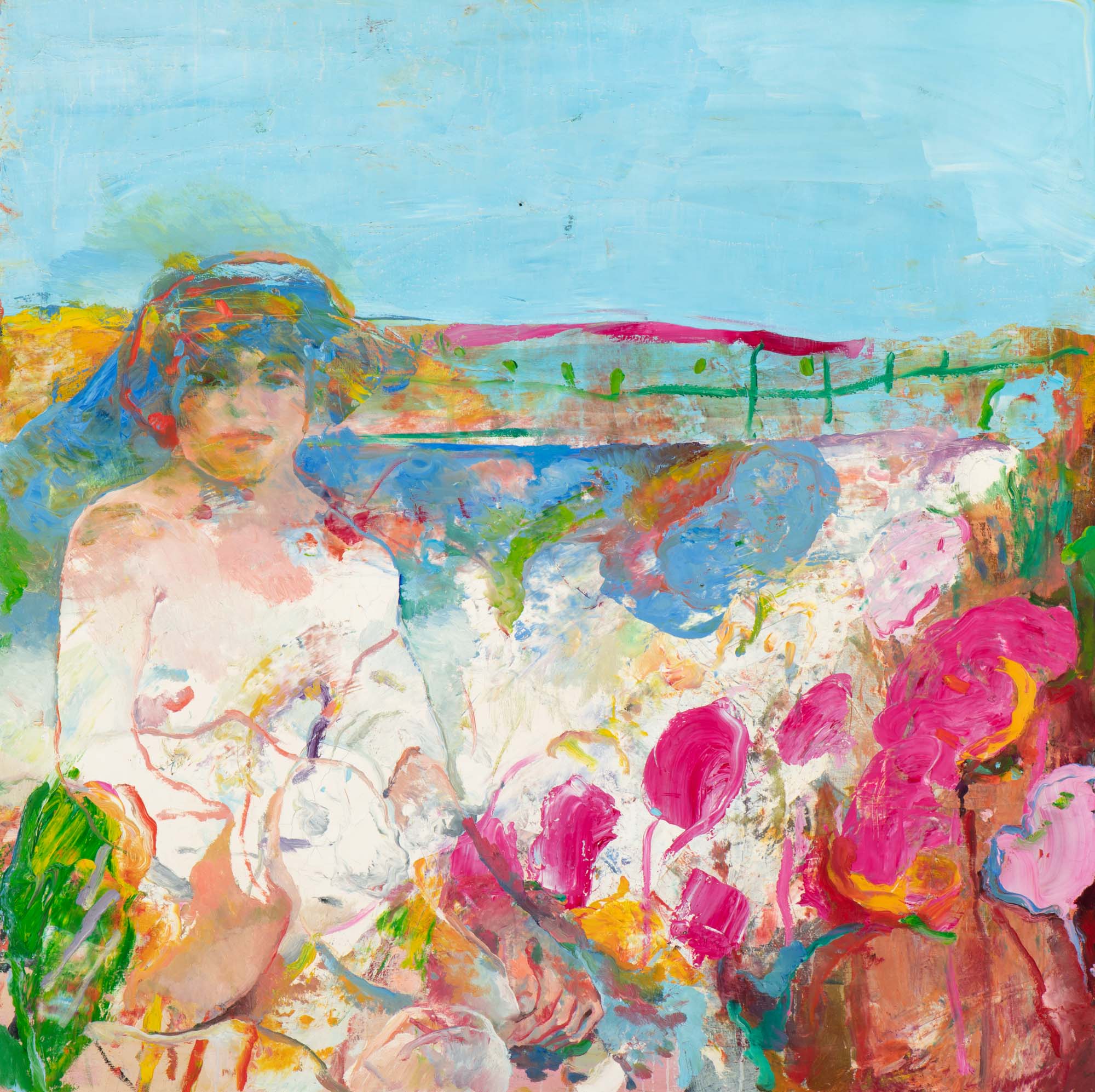 Nude in flower garden (1976-1977) Nude in flower garden (1976-1977)