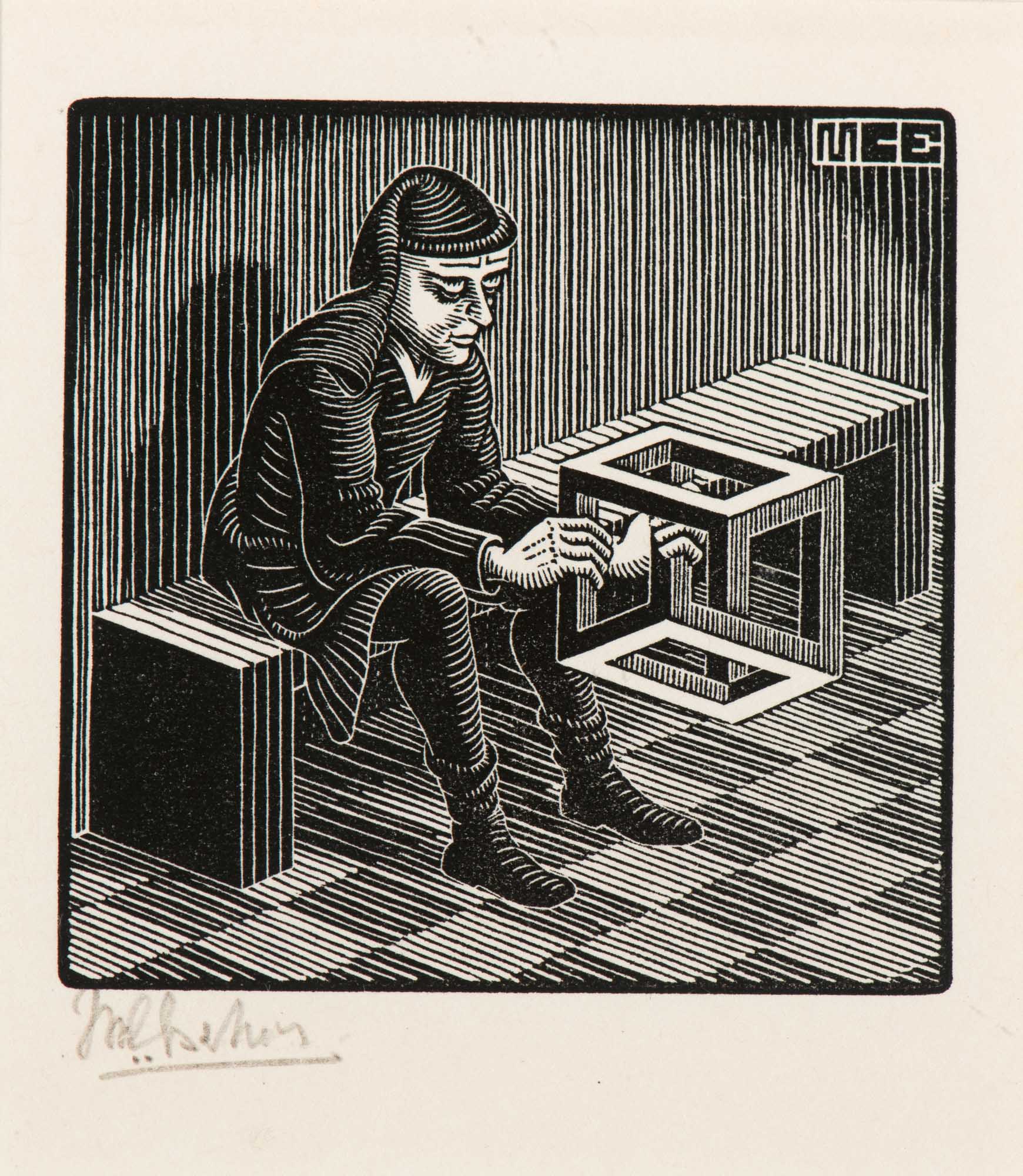Man met kuboïde (Man with cuboid) (1958) Man met kuboïde (Man with cuboid) (1958)