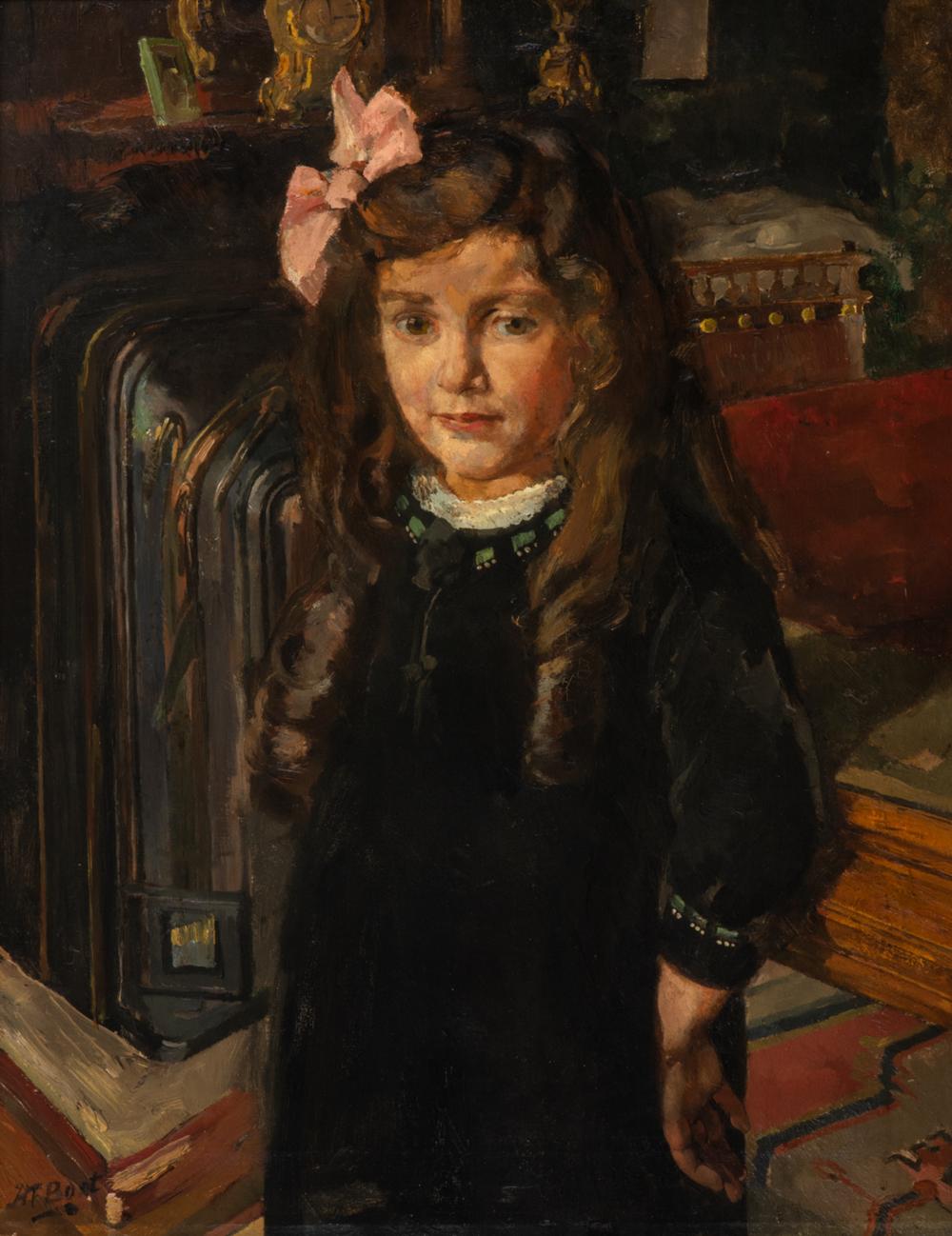 Portret van Dora Rodrigues Pereira, 6 jaar - Portrait of Dora Rodrigues Pereira, 6 years ( 1917)