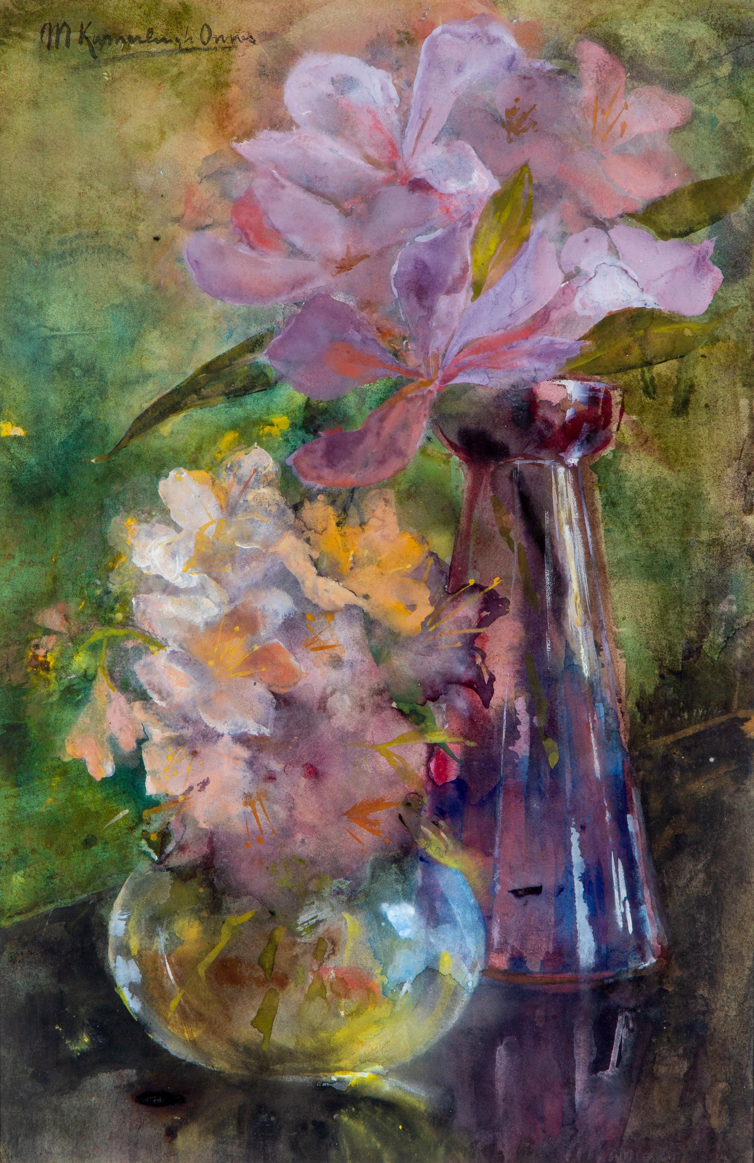 A still life with magnolias