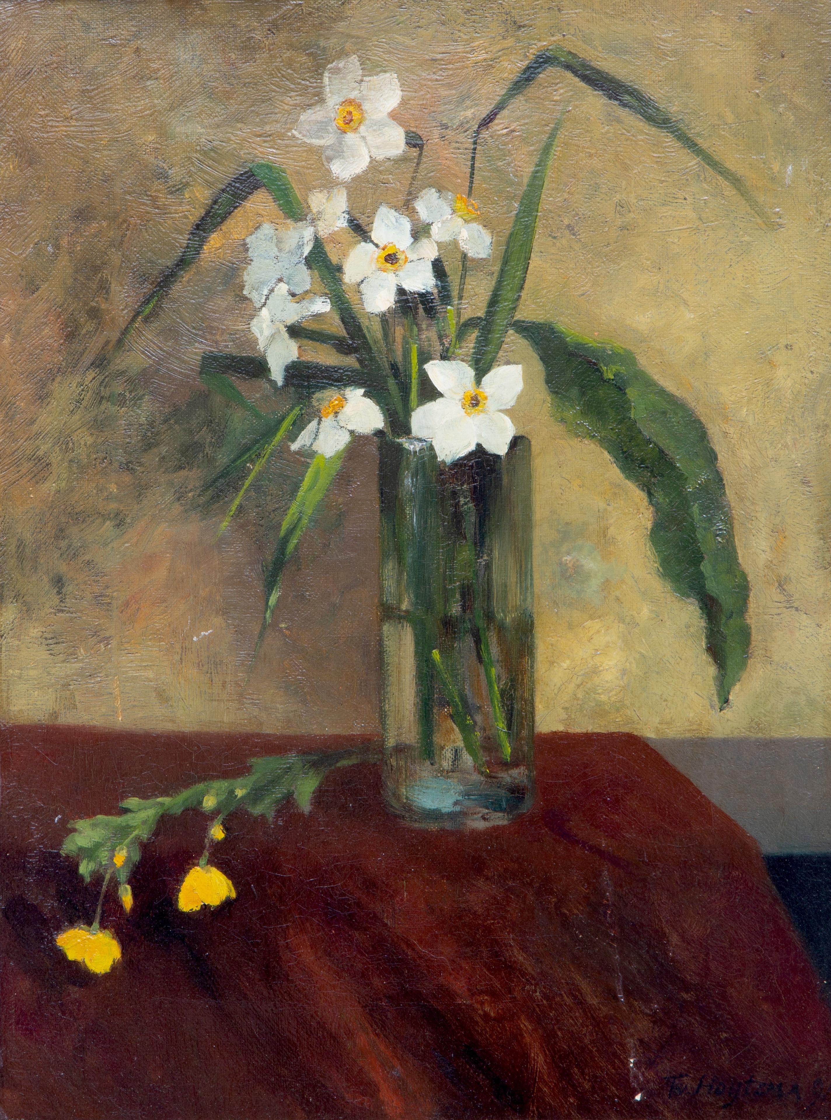 Narcissen / A still life with narcissus on a table