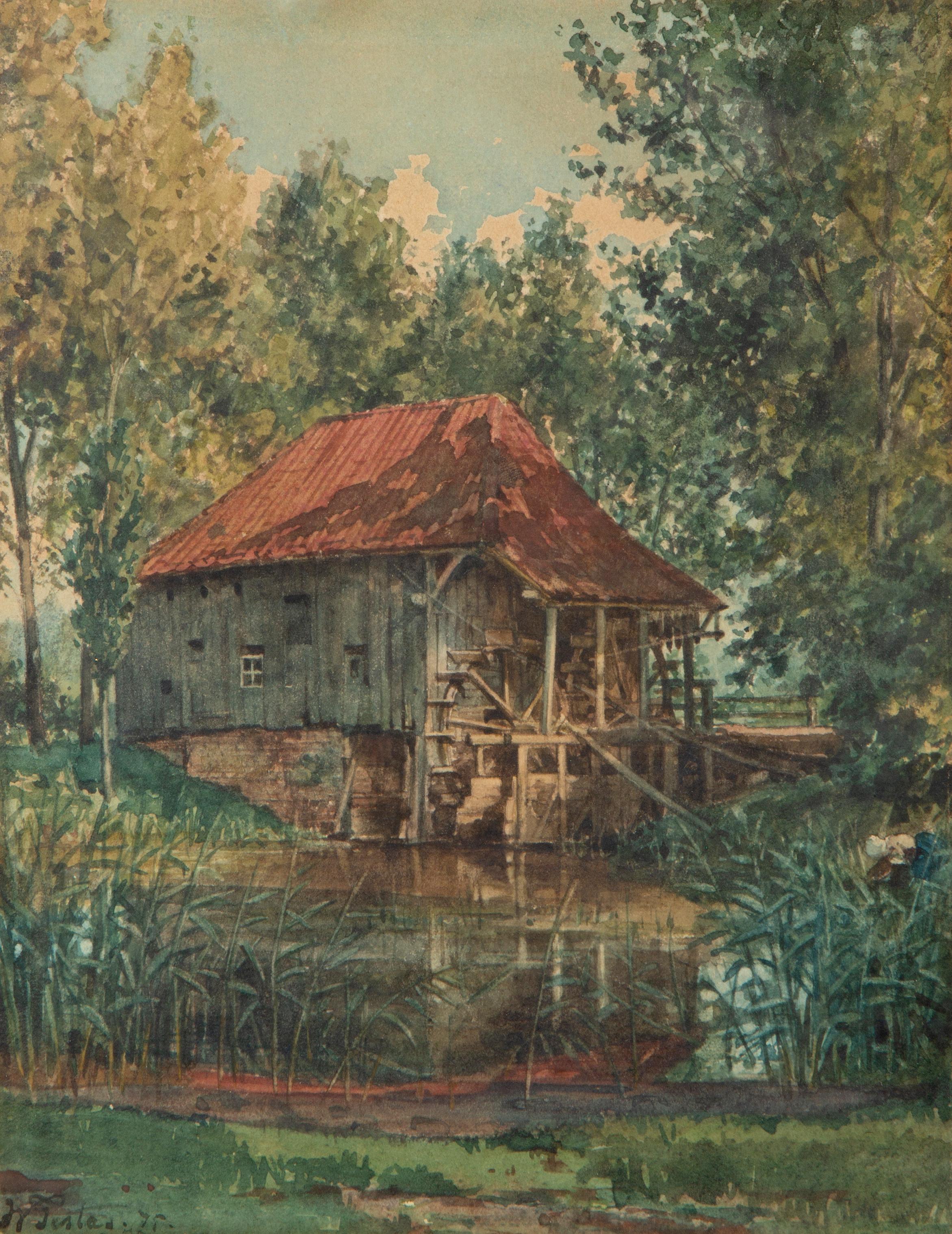 A watermill in the woods of Moergestel