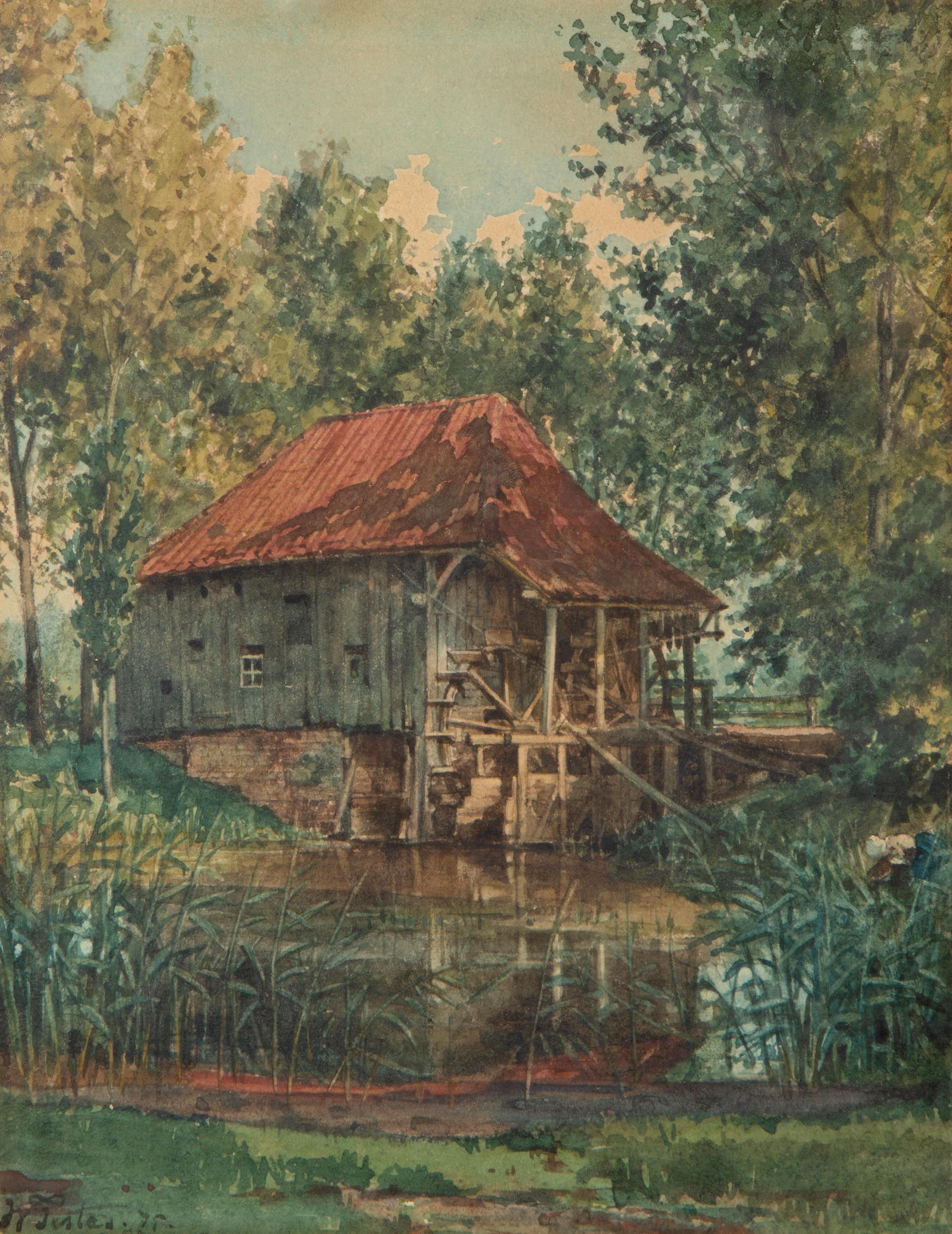 A watermill in the woods of Moergestel A watermill in the woods of Moergestel