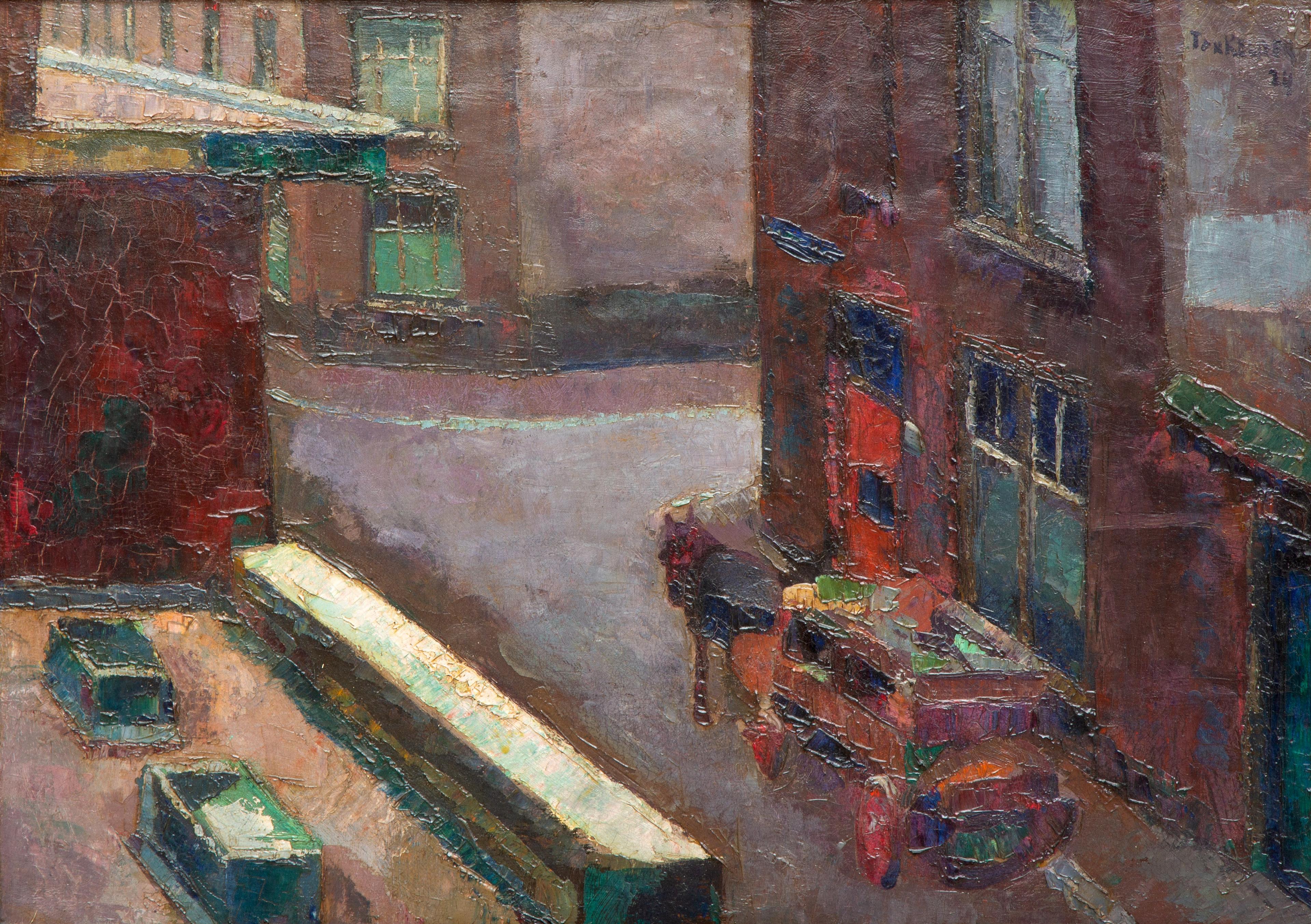 A view from the artist's studio in The Hague