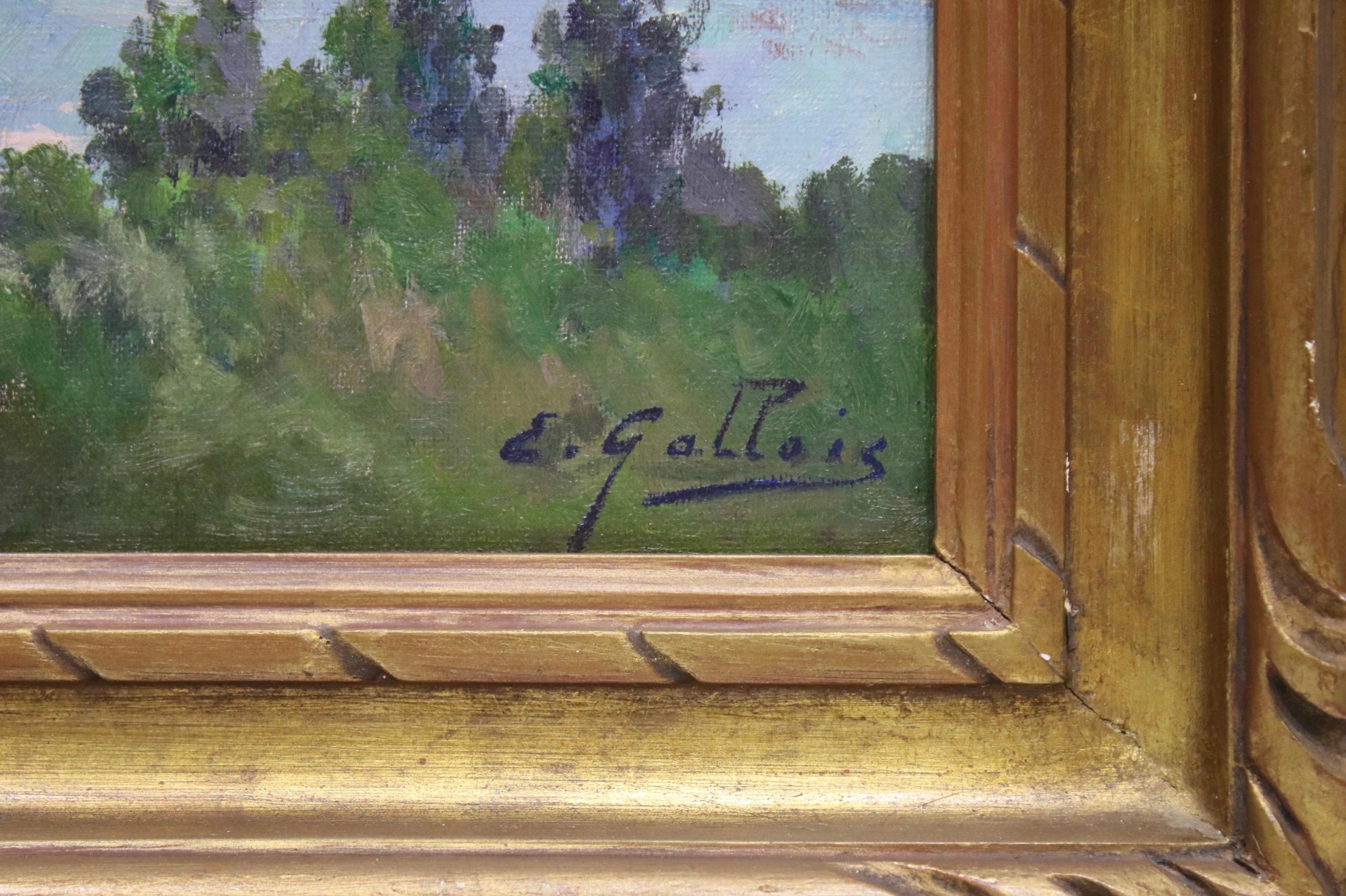 Gezicht op Villeneuve-les-Avignon, Frankrijk