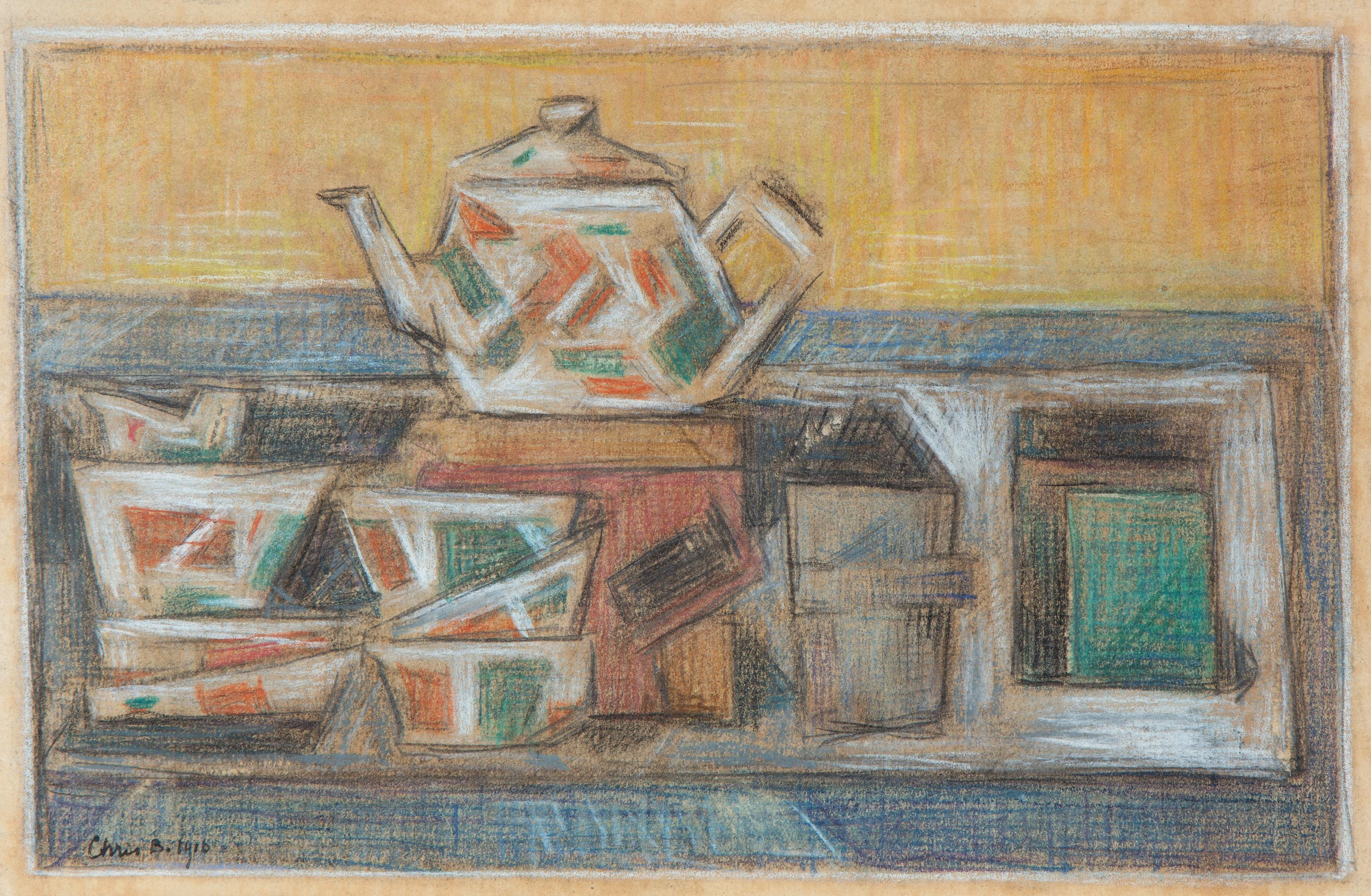 A still life with a tea set A still life with a tea set