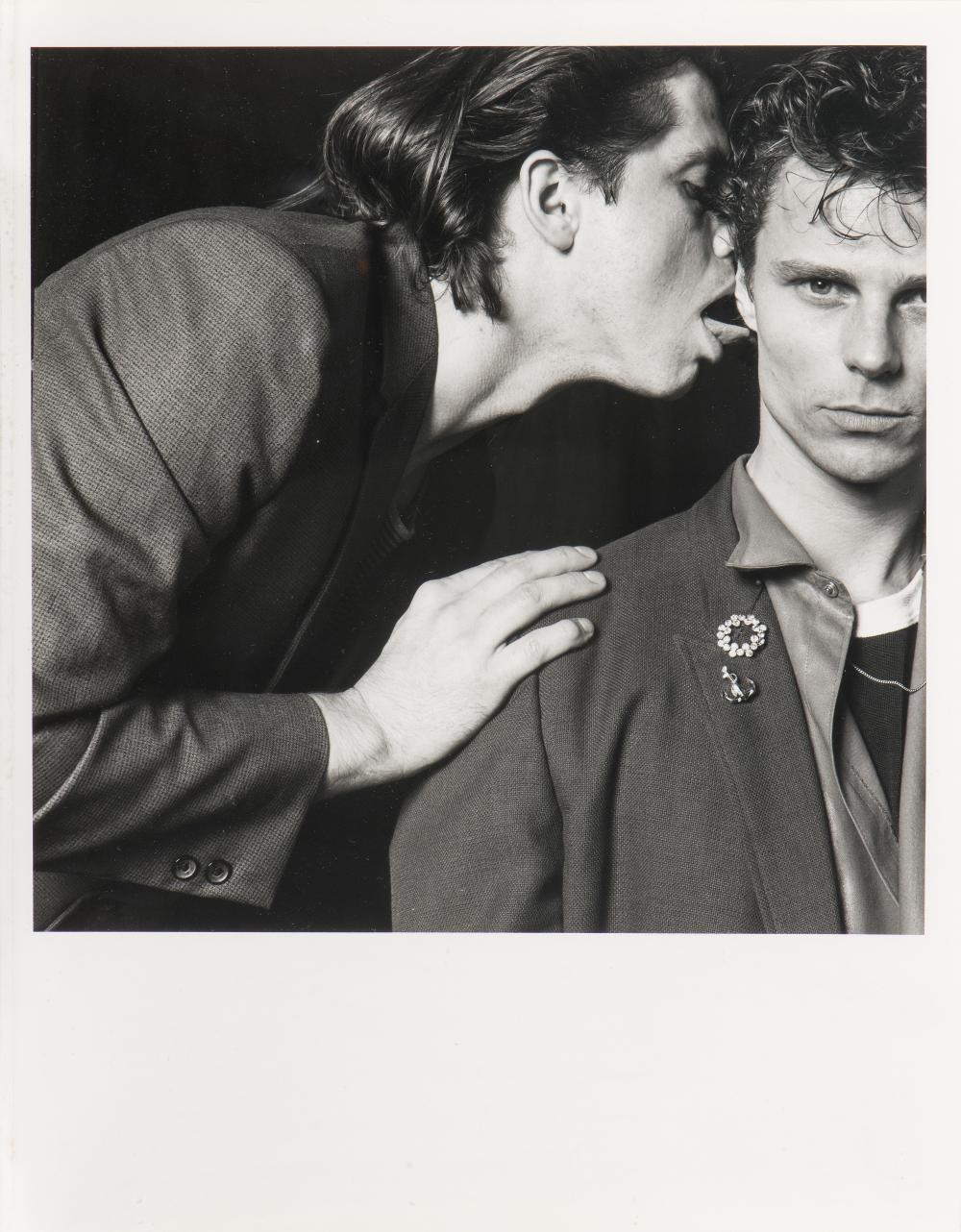 Two visitors of 'Kuifje in Excelsis', Paradiso, Amsterdam (1986)