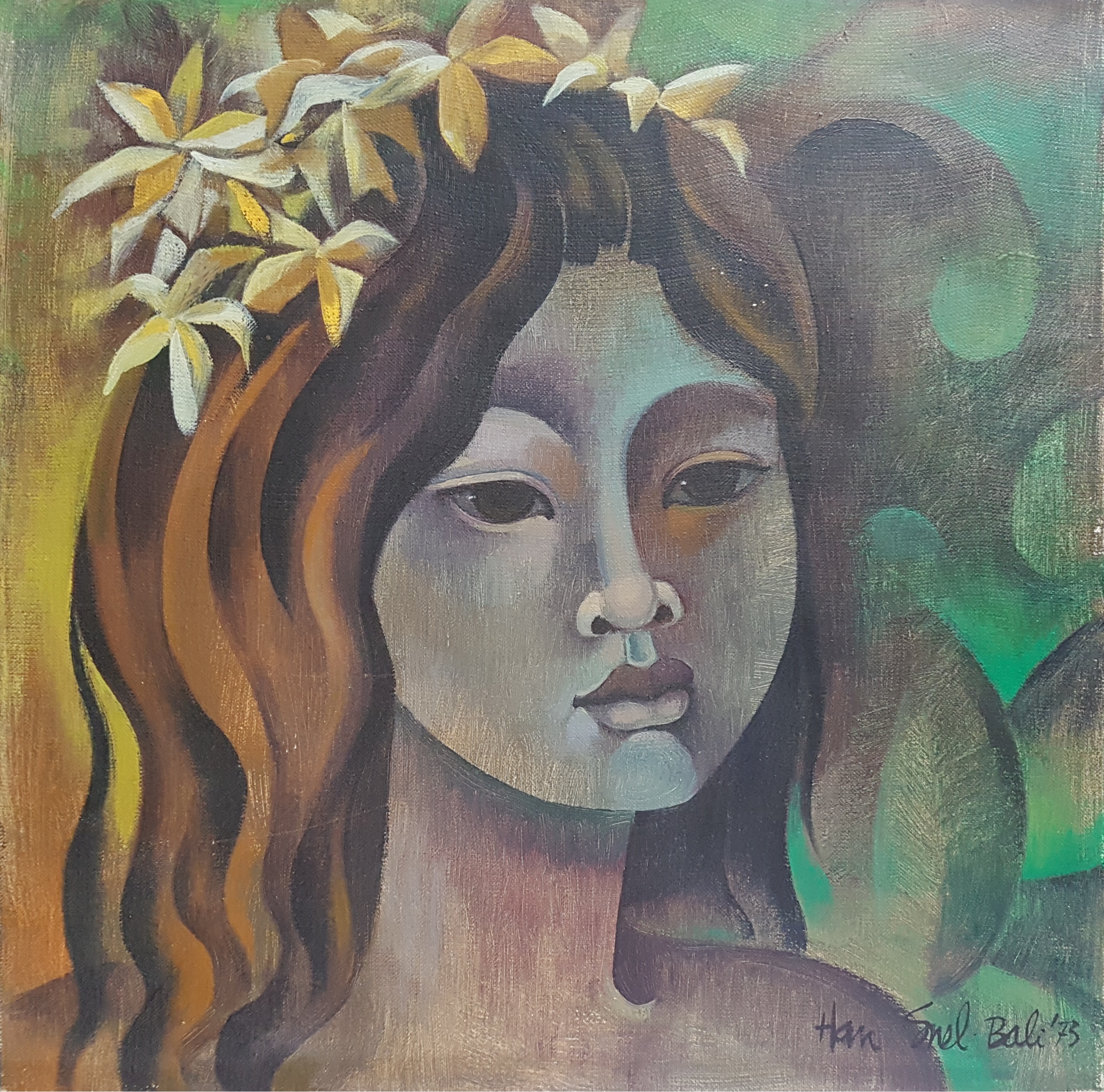 Portret van een Balinees meisje Portret van een Balinees meisje