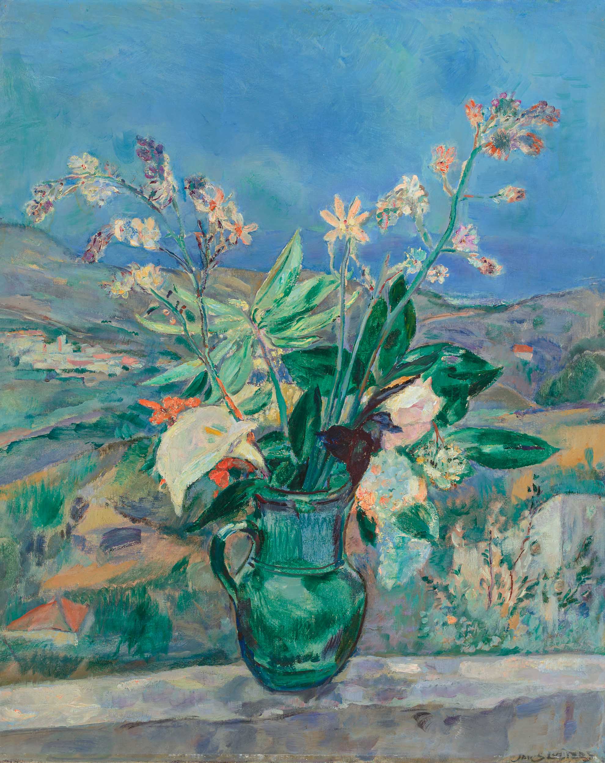 Vaas met Bloemen (Vase with Flowers) (1934)