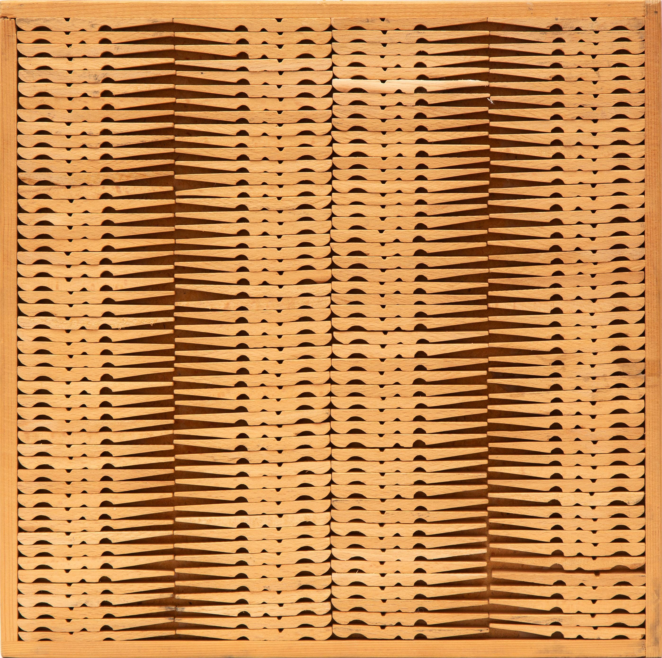 Untitled (Wasknijper reliëf/ Clothes pegs relief)