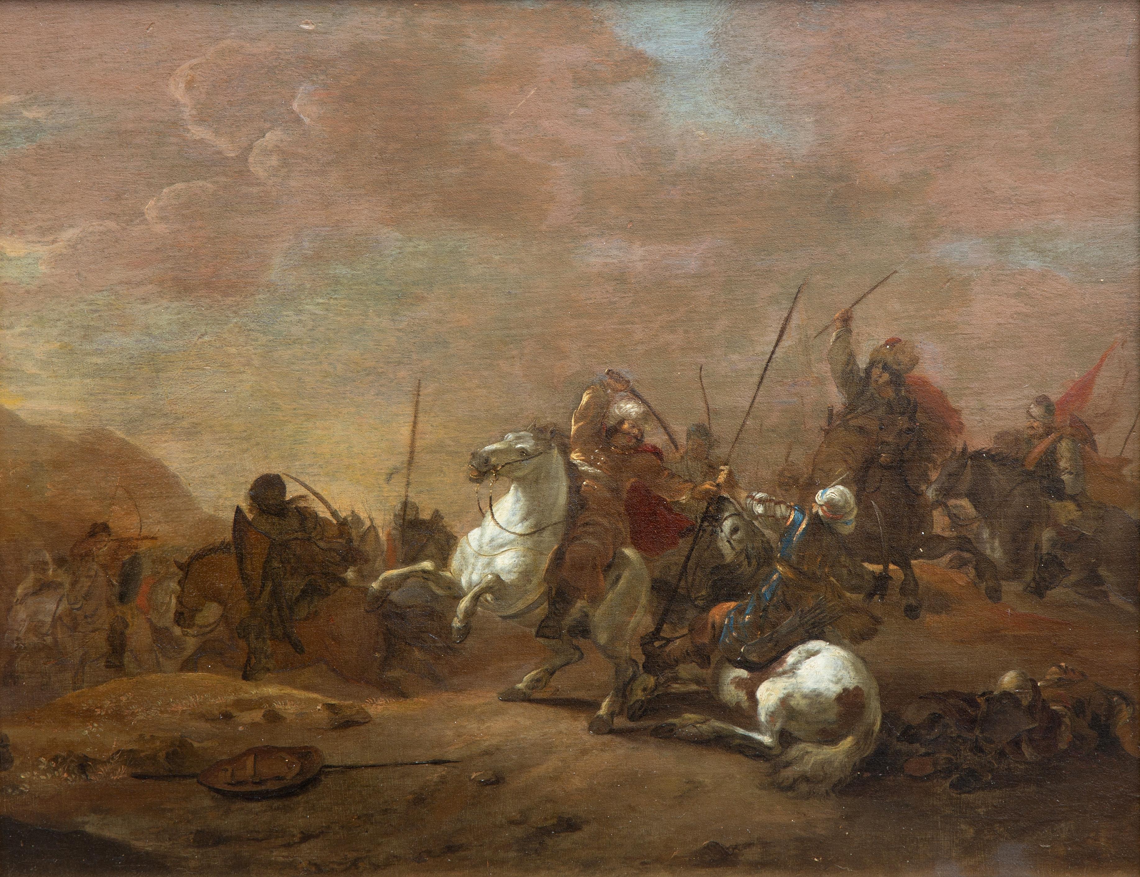 An oriental cavalry skirmish