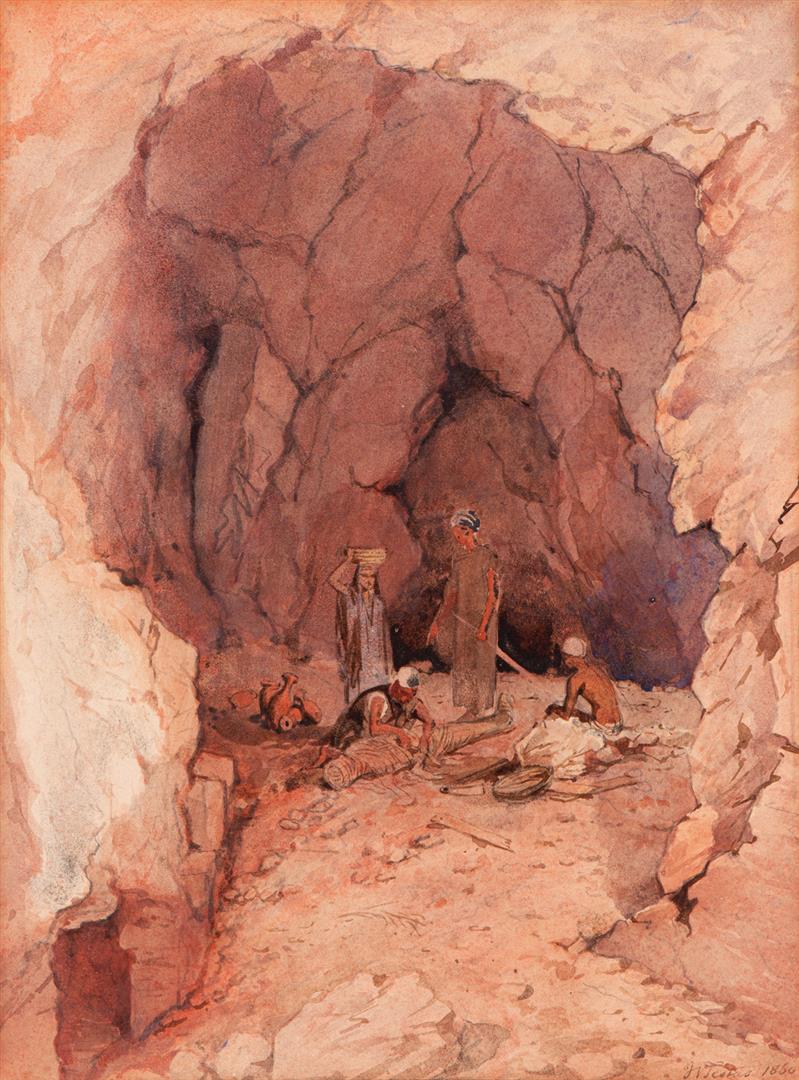 Vue dans le Fond du Tombeau de la Nourrieu d’Atmenoph II (Ramenita), Gournah