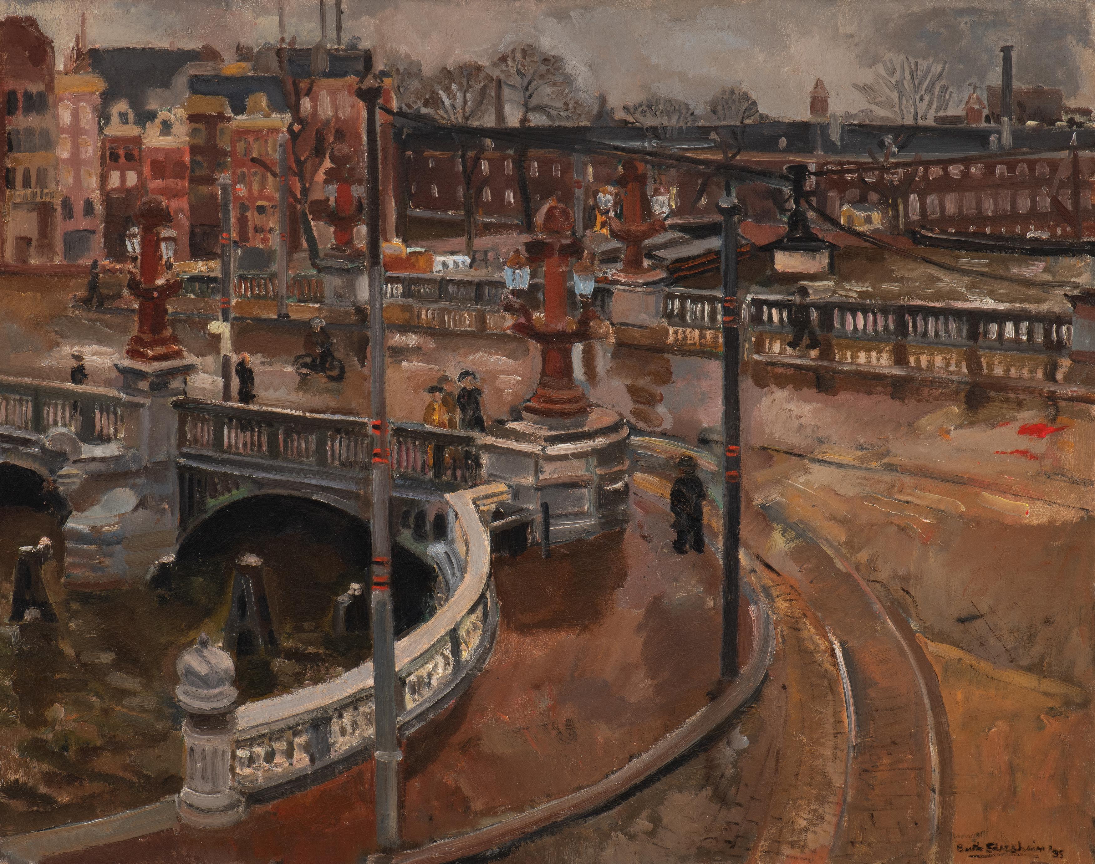 View of the Blauwbrug, Amsterdam, 1935 View of the Blauwbrug, Amsterdam, 1935