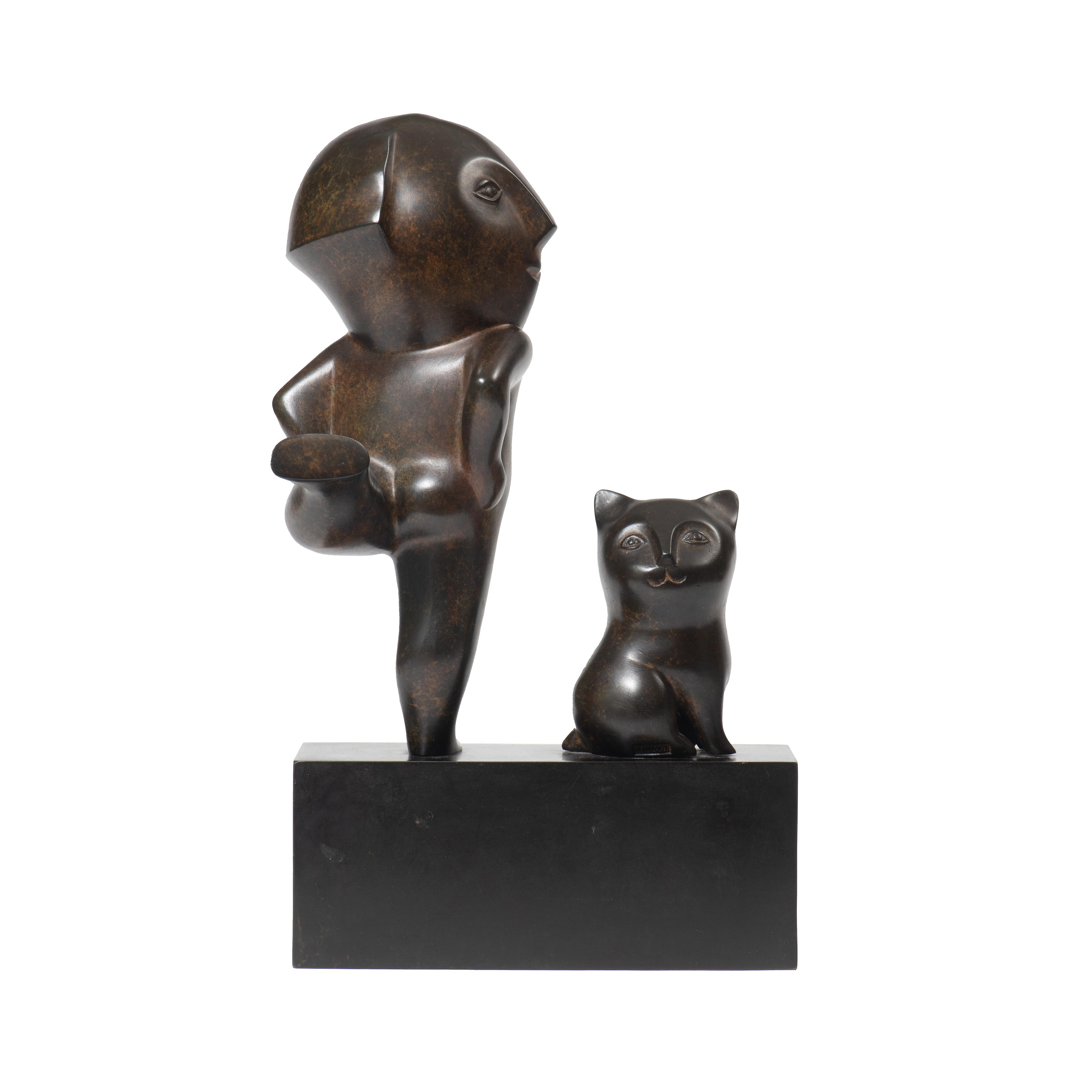 Cat with dancer