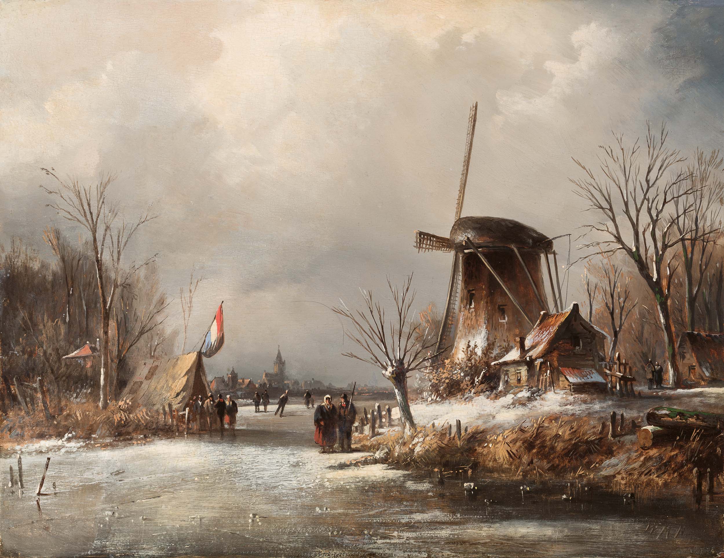 Gathering by a ‘Koek-En-Zopie’ on a Winter’s Day