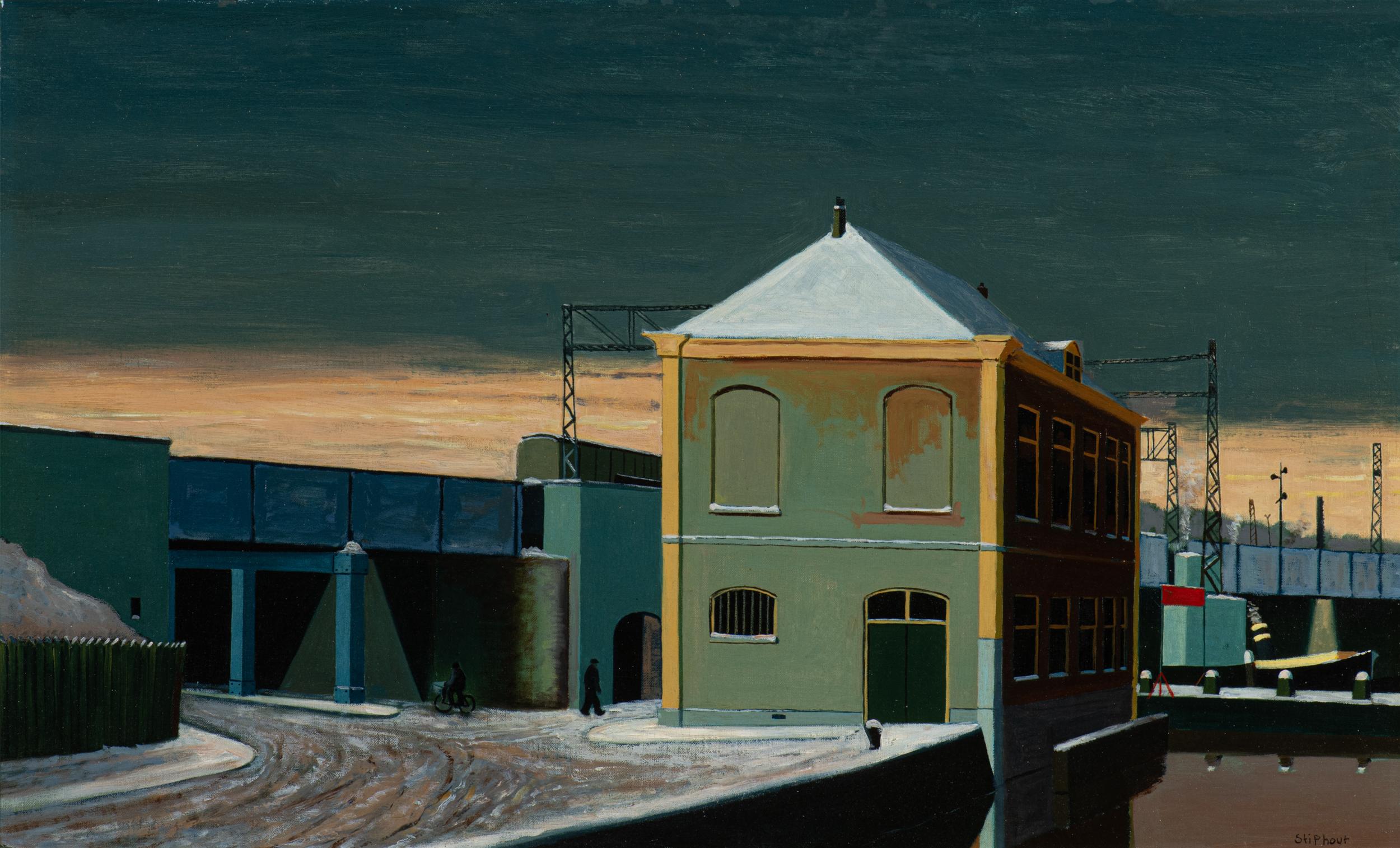 View of an industrial complex (c. 1930s.) View of an industrial complex (c. 1930s.)
