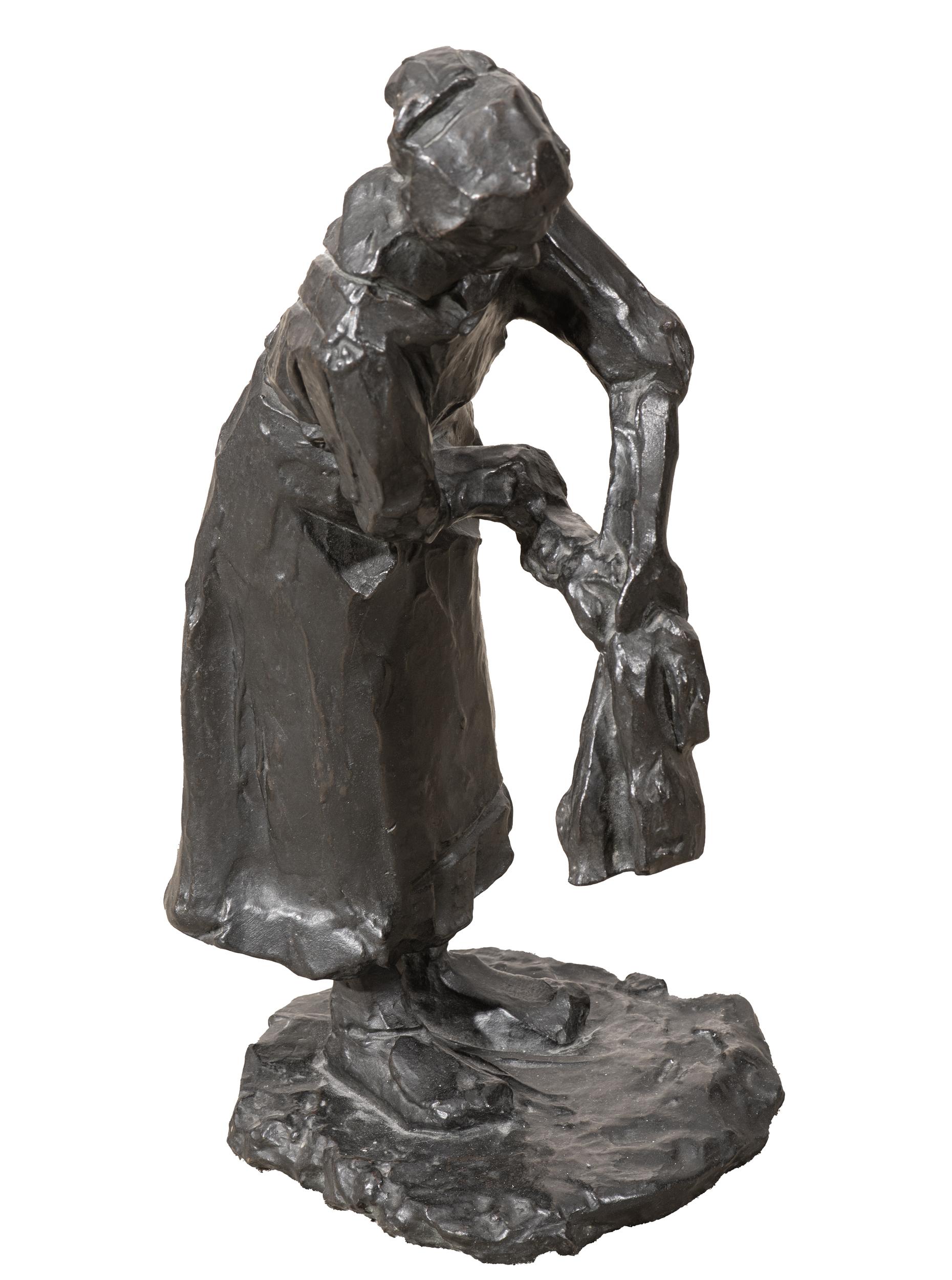 Wasvrouw / Woman doing the laundry (1920)