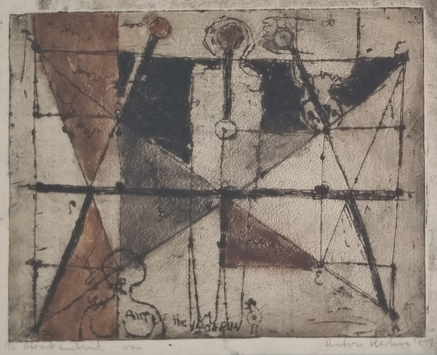 Het systeem met drie figuren (1957) Het systeem met drie figuren (1957)