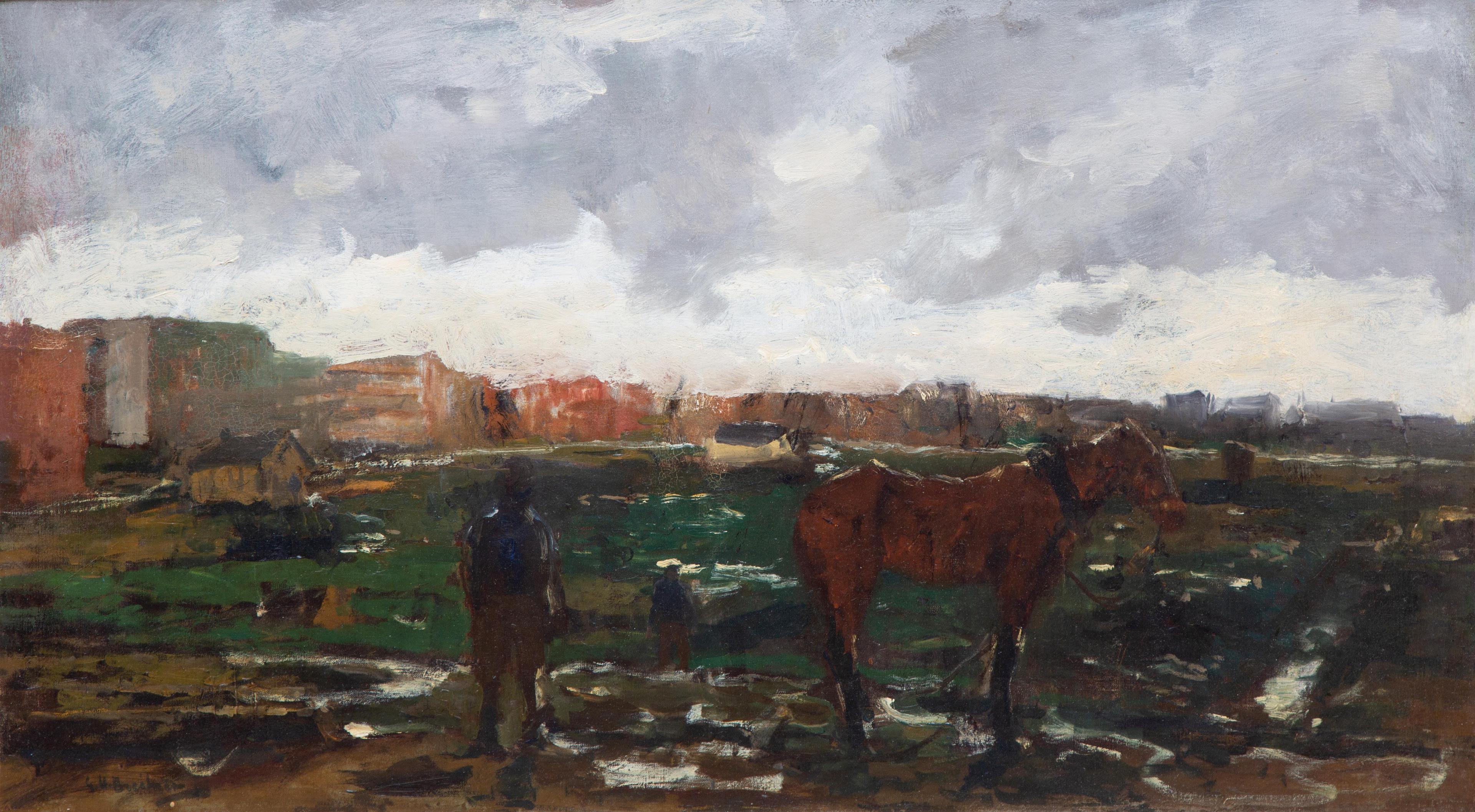 'Na den regen' / A building site in Amsterdam after the rain 'Na den regen' / A building site in Amsterdam after the rain