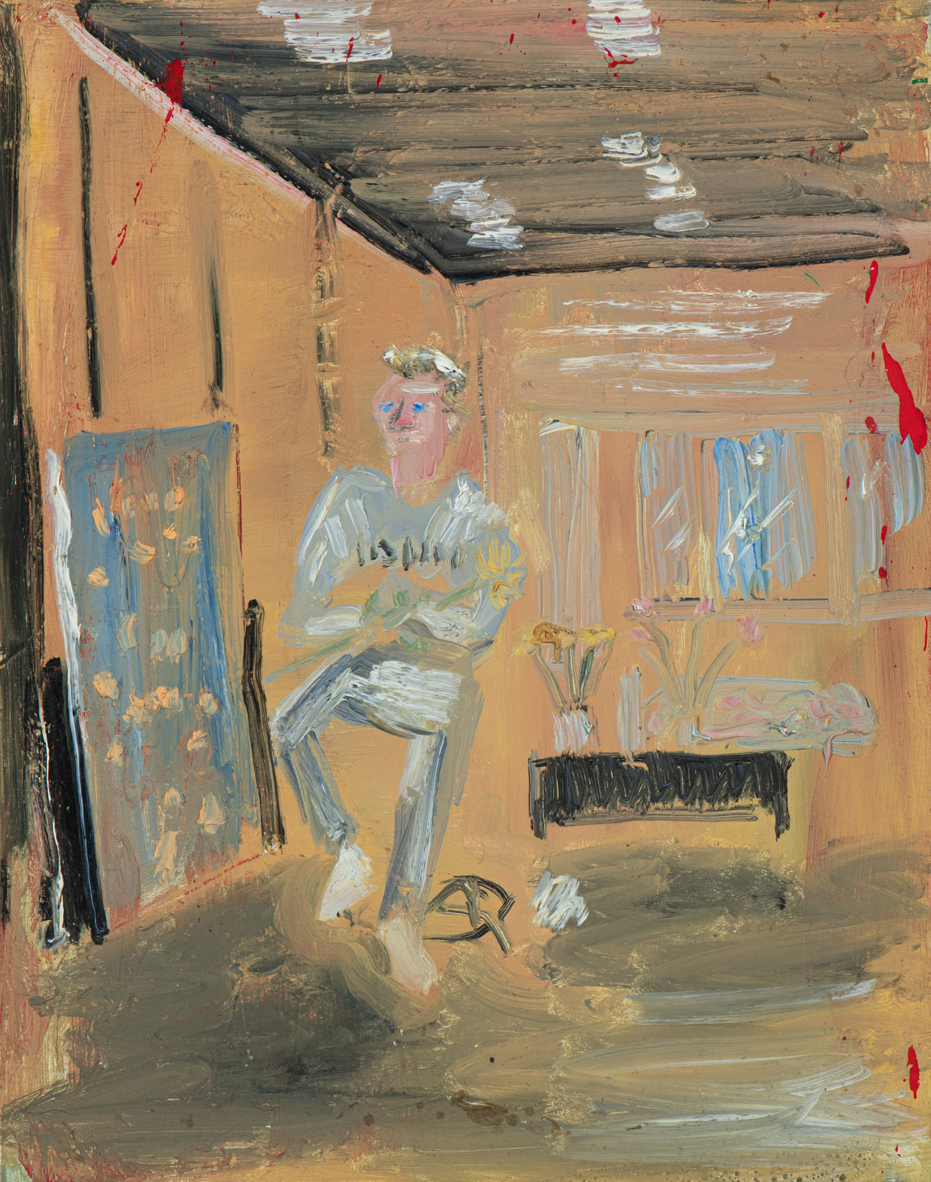 Koos Dalstra in het atelier van Peter Klashorst (Koos Dalstra in the Studio of Peter Klashorst) (1988) Koos Dalstra in het atelier van Peter Klashorst (Koos Dalstra in the Studio of Peter Klashorst) (1988)