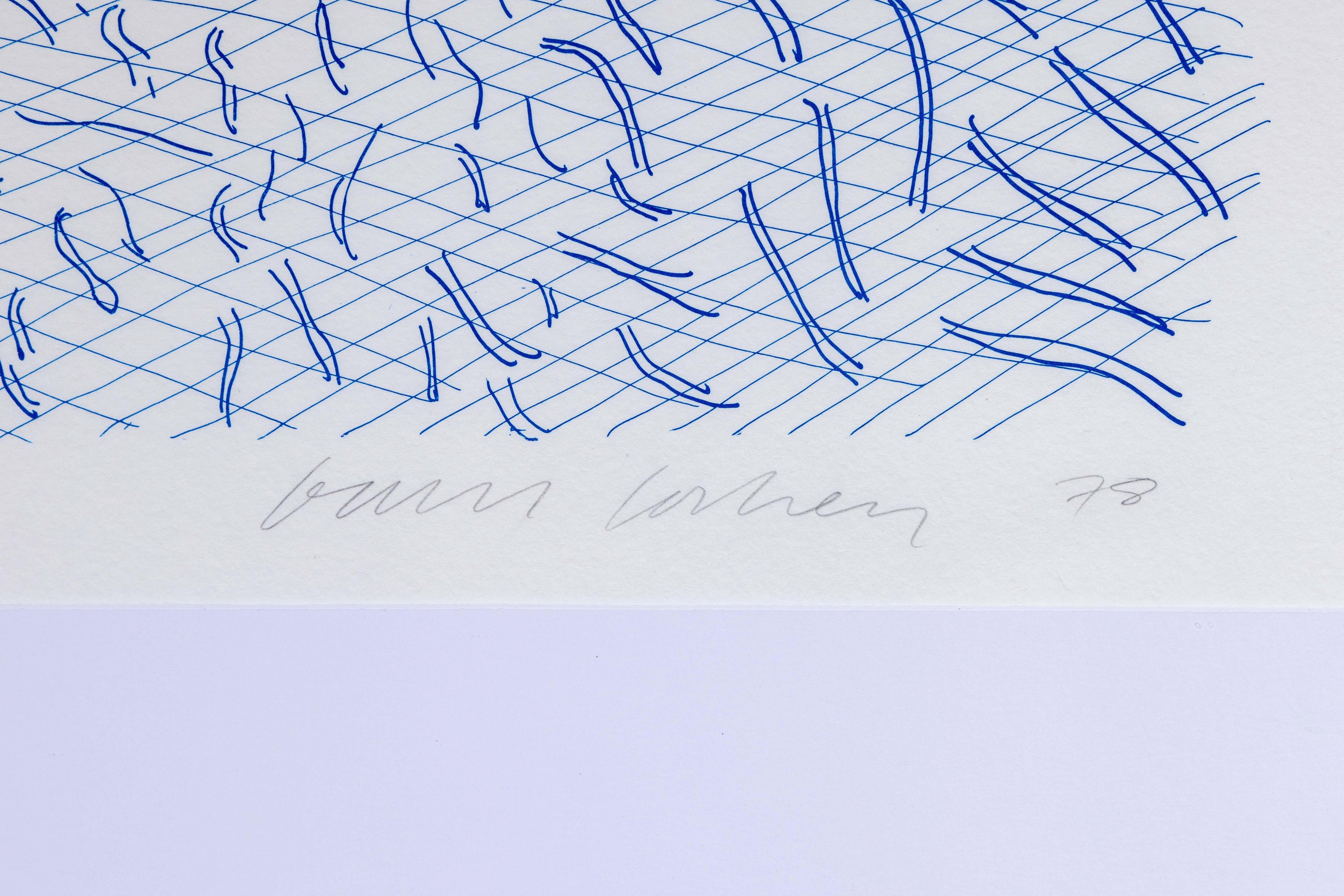 Lithographic Water Made of Lines