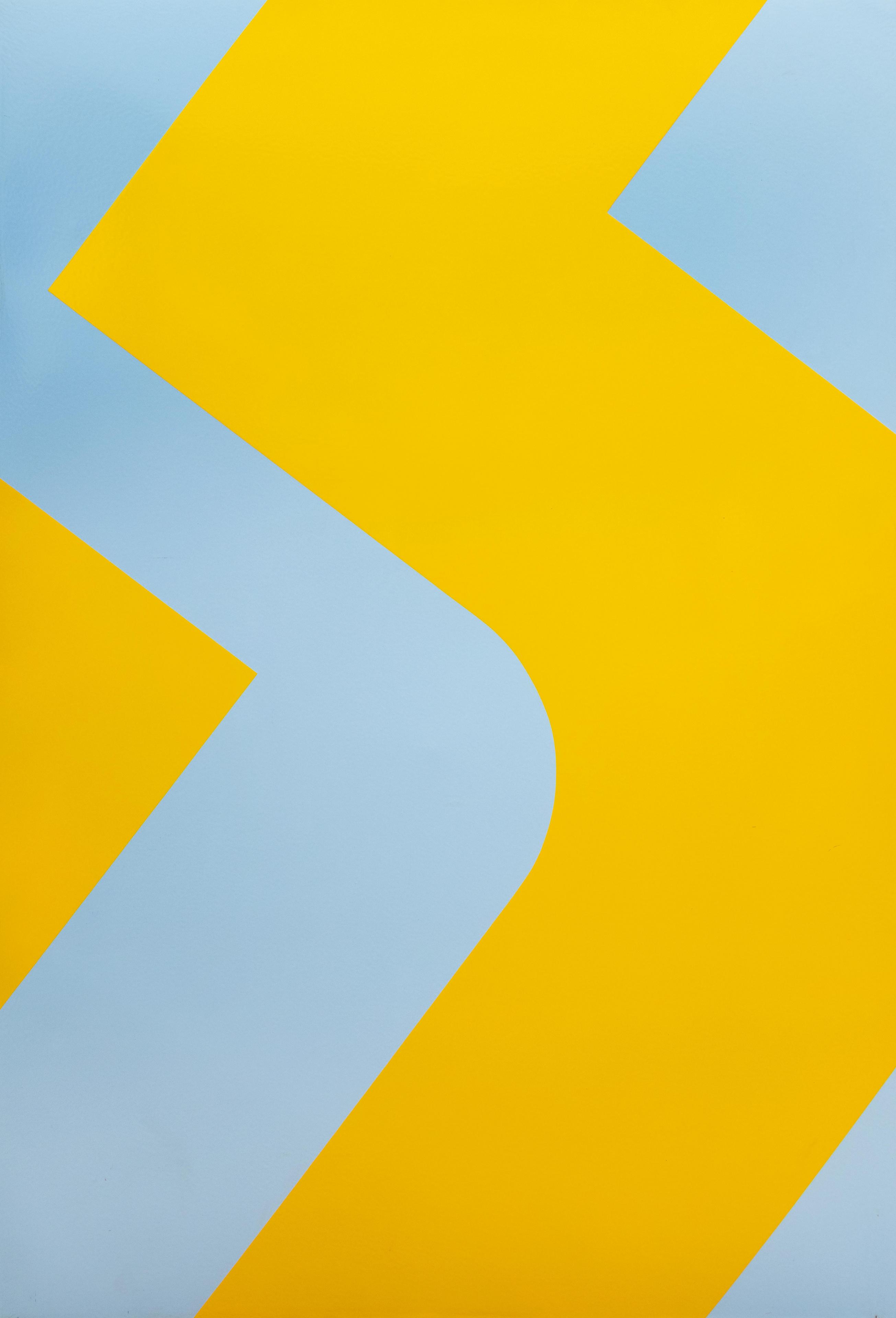 Yellow/Blue/Diagonal/Five (ca. 1966)