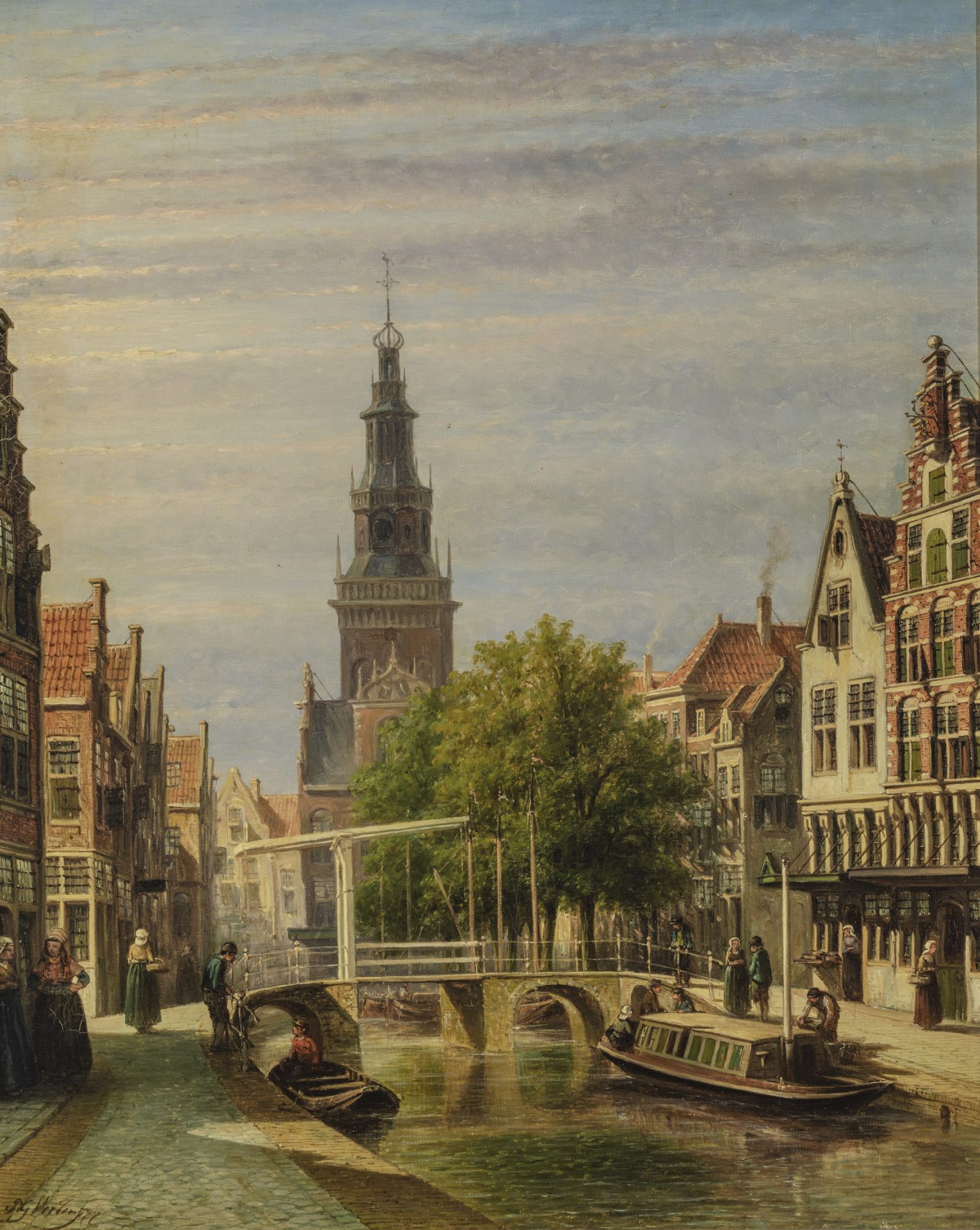 View of the Kuipersbrug and Waaggebouw, Alkmaar (1877) View of the Kuipersbrug and Waaggebouw, Alkmaar (1877)