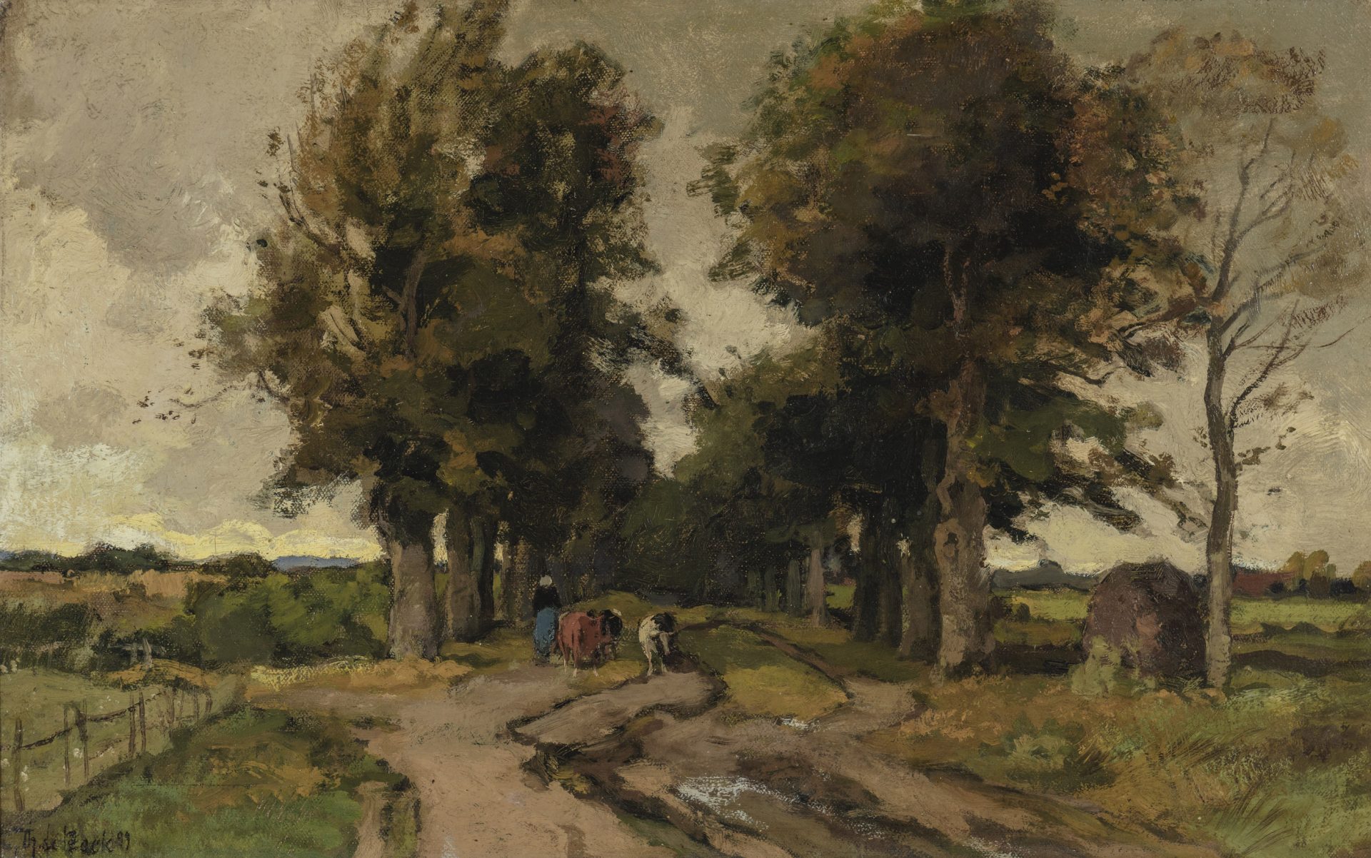 Berkenpad met vrouw (Birch Path with Woman) (1899) Berkenpad met vrouw (Birch Path with Woman) (1899)