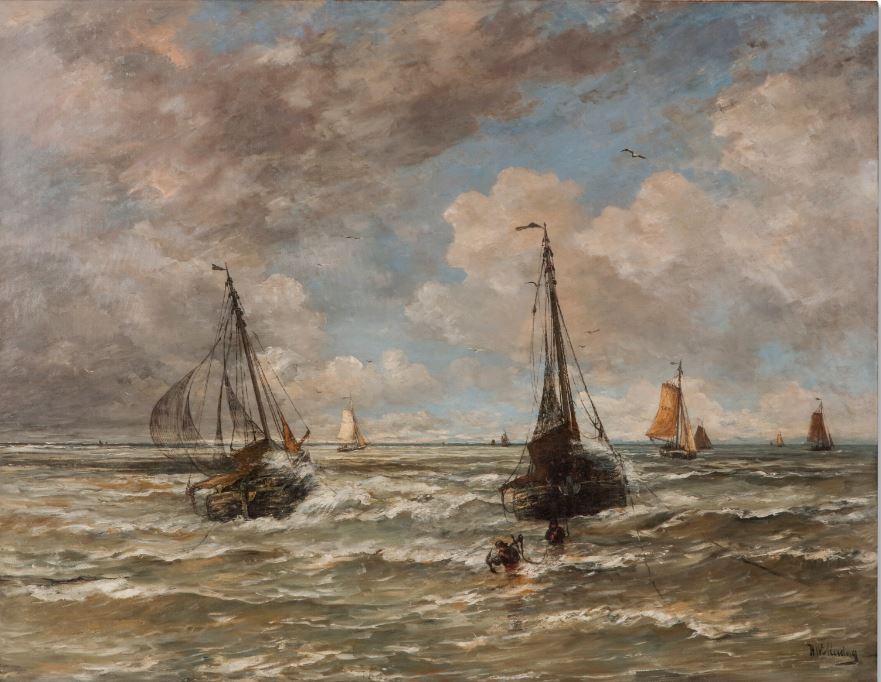 The casting of the anchor