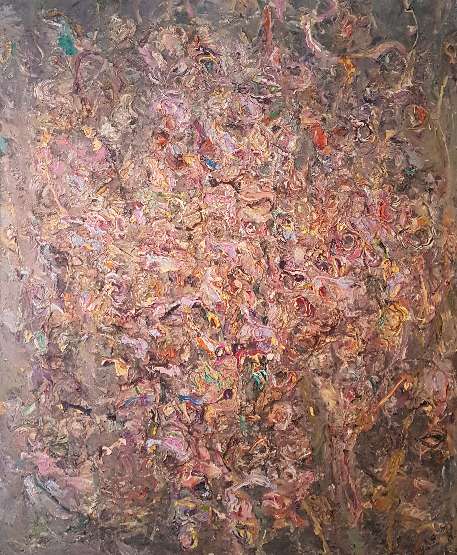 Olieverf Marc Mulders gevraagd / bloemen Olieverf Marc Mulders gevraagd / bloemen