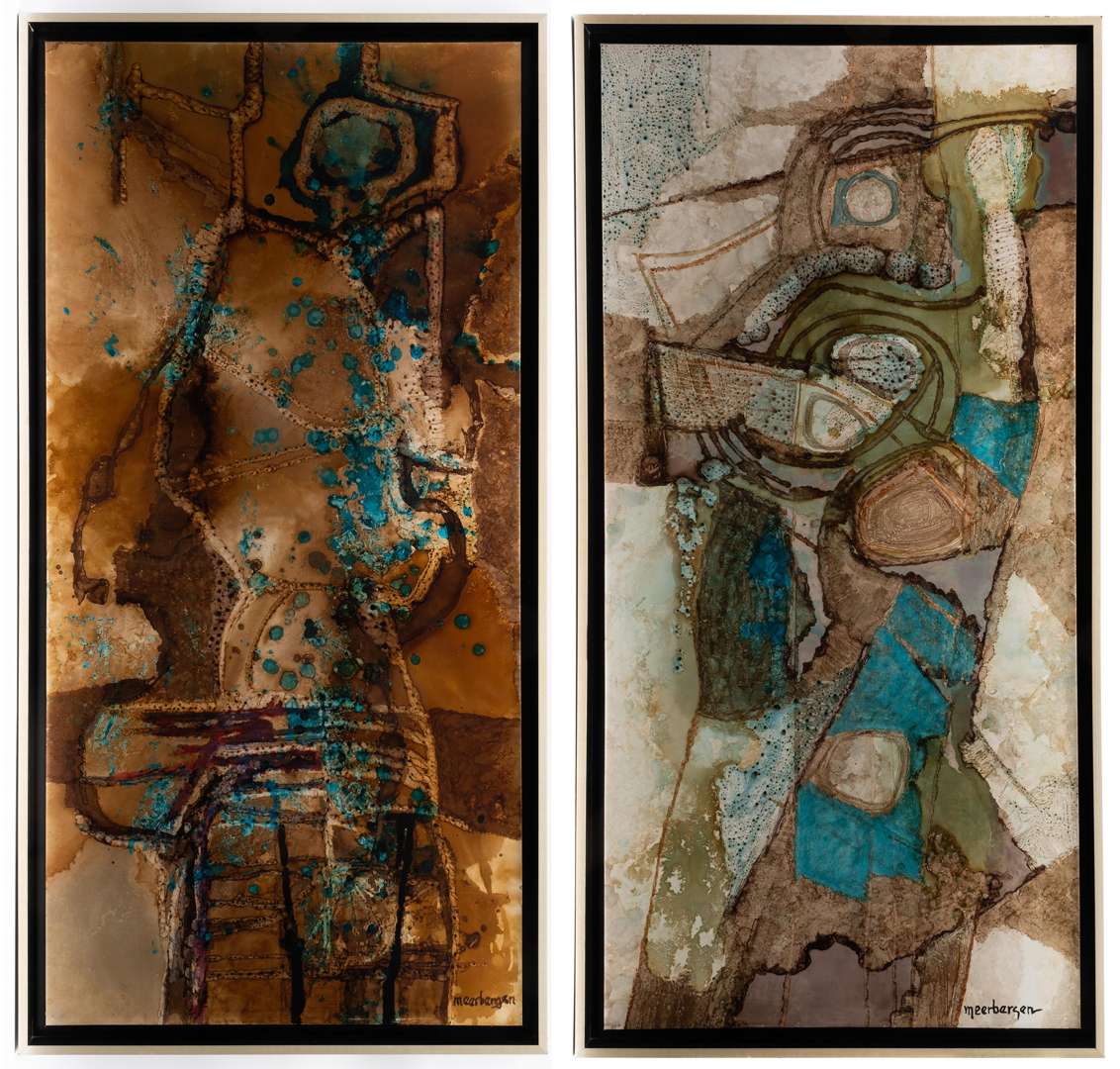 Abstracte compositie (2x)