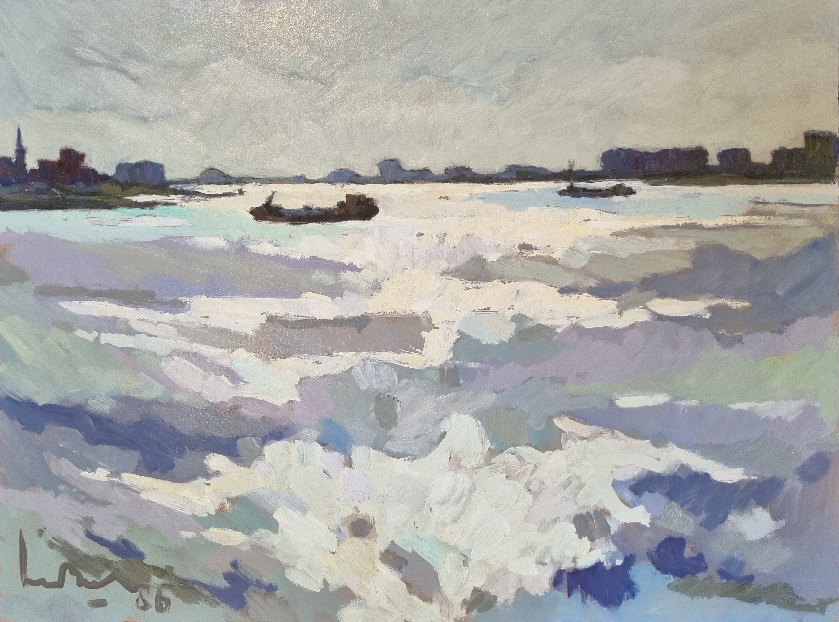 Fel ochtendlicht op de Waal (1986)