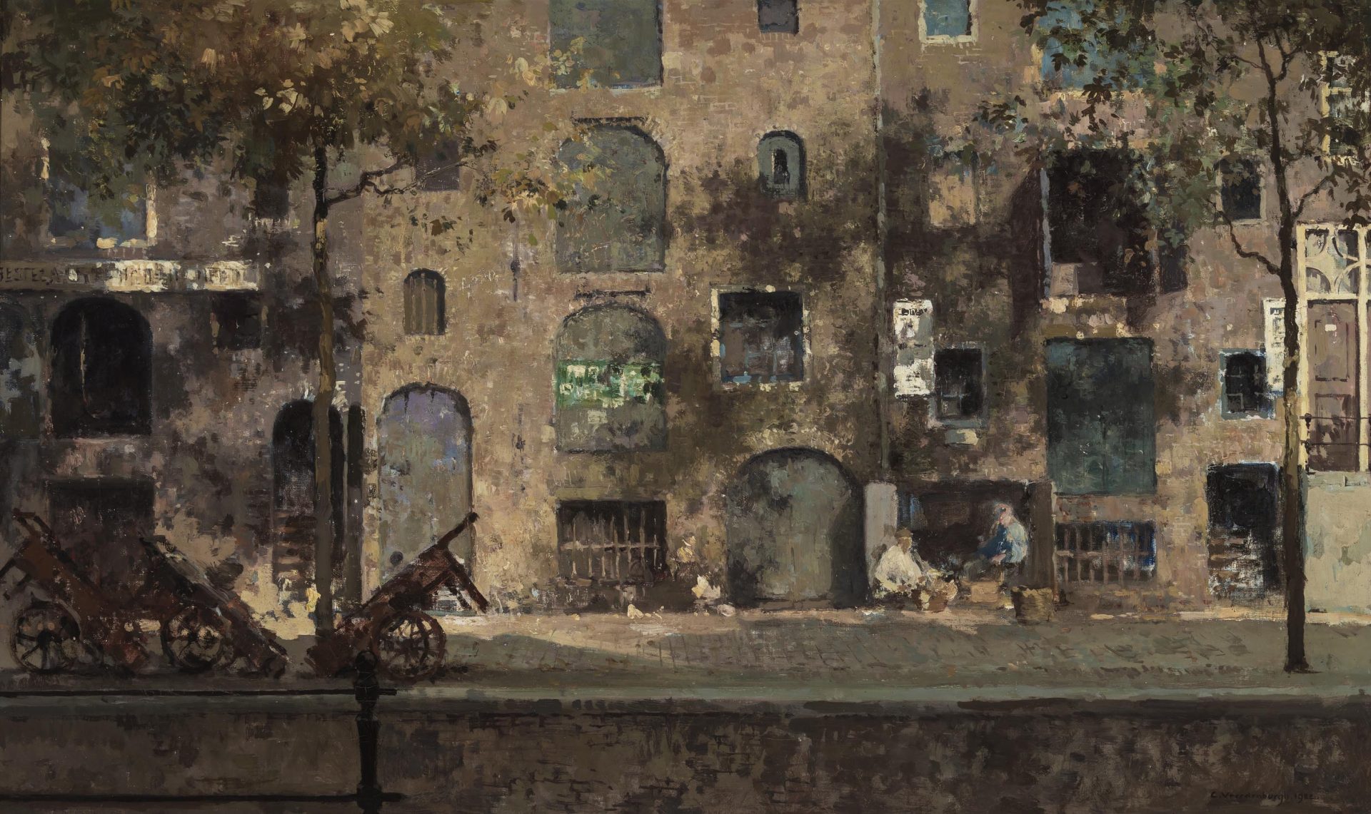 Warehouses on the Recht Boomsloot 35-41, Amsterdam (1922)