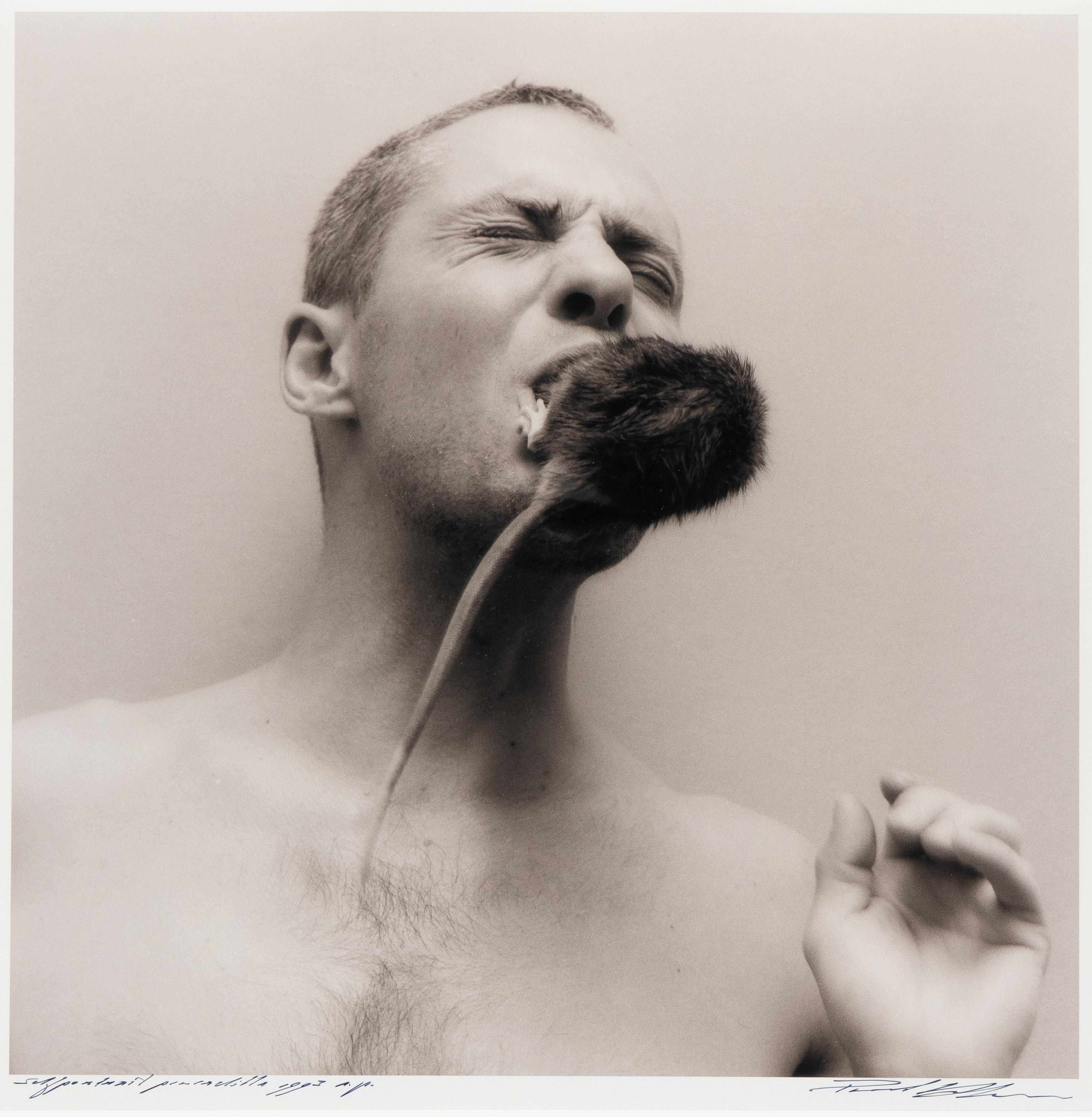Self-portrait with rat (1993) Self-portrait with rat (1993)